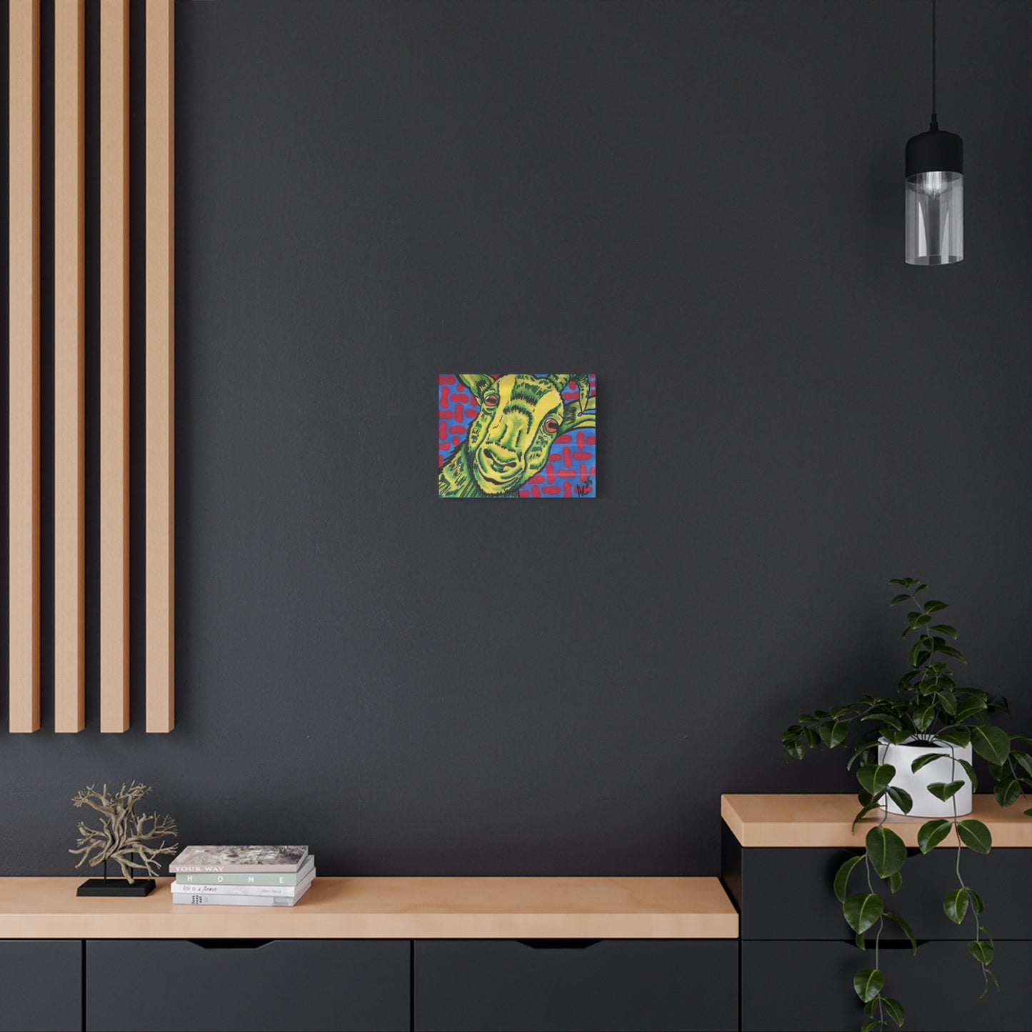 Chew on This - Farm Animal Series - Canvas Print