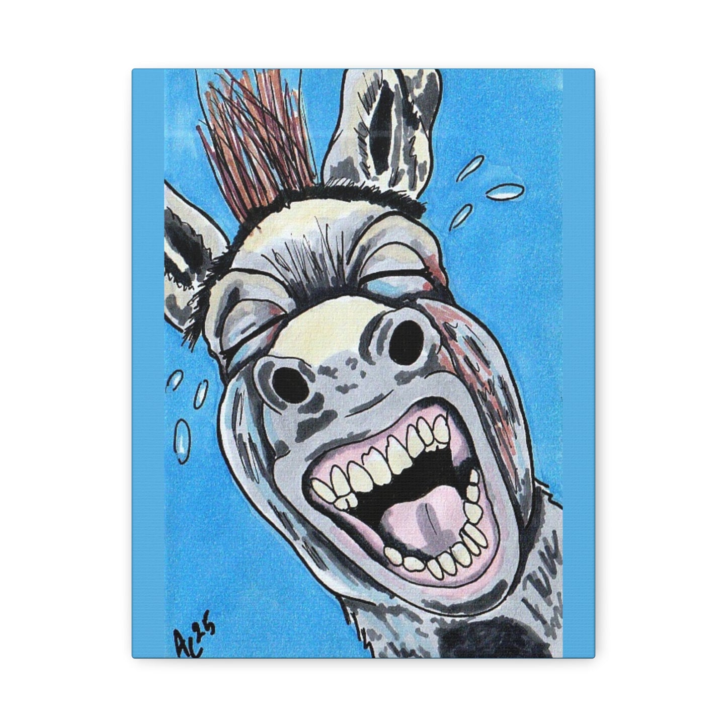 Bray Day - Barnyard Oddities - Canvas Print