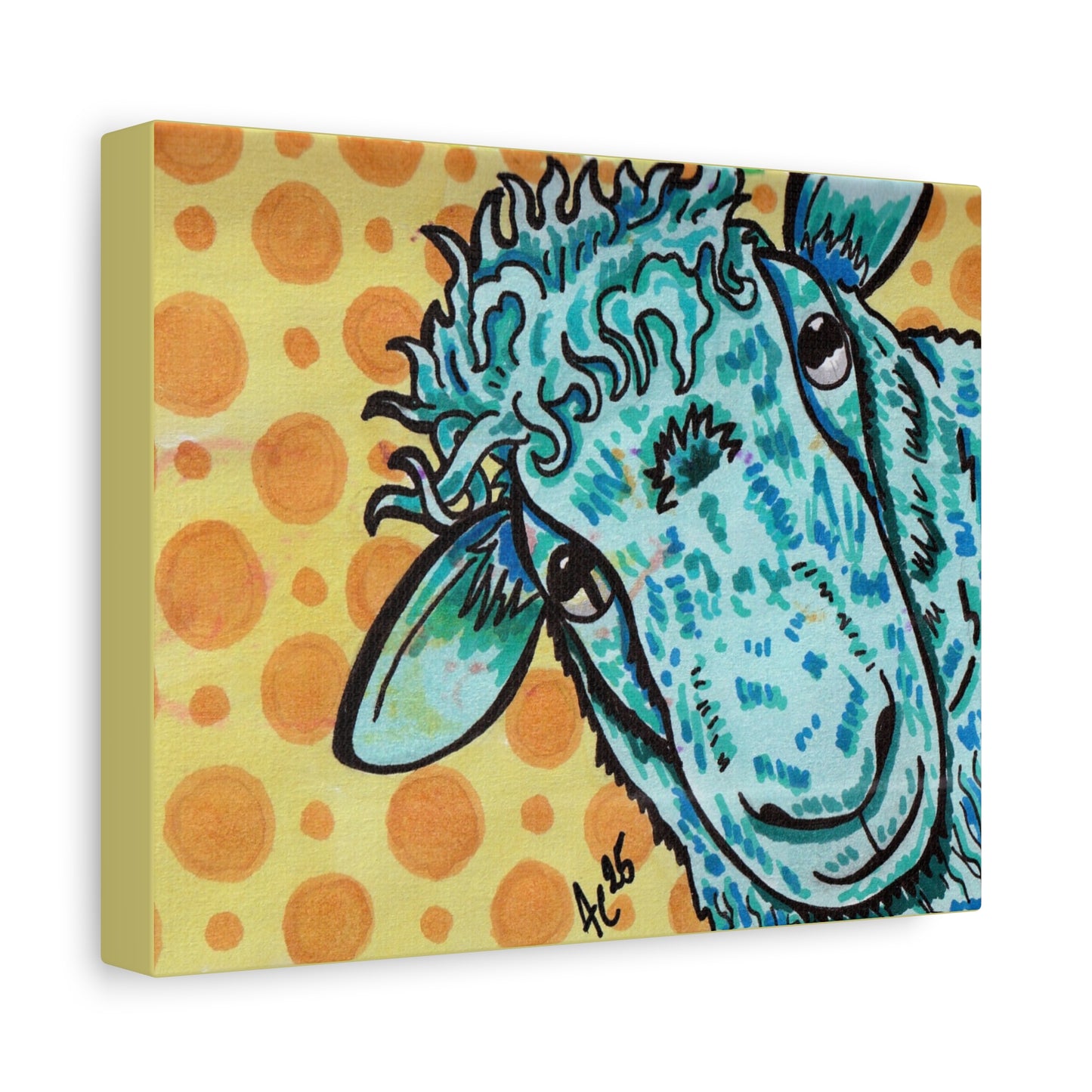 Wooly Wonder - Barnyard Oddities - Canvas Print