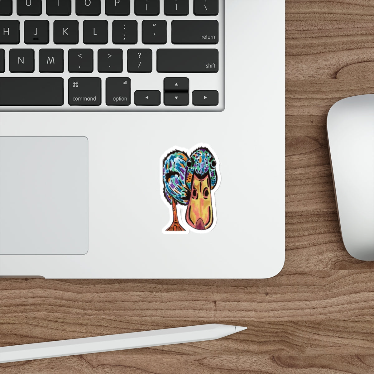 Duck Stickers - Bright Pop-Art Design for Water Bottles, Laptops, and Sketchbooks