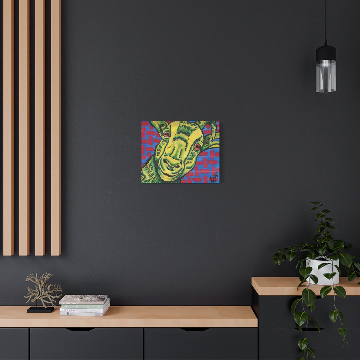 Chew on This - Farm Animal Series - Canvas Print