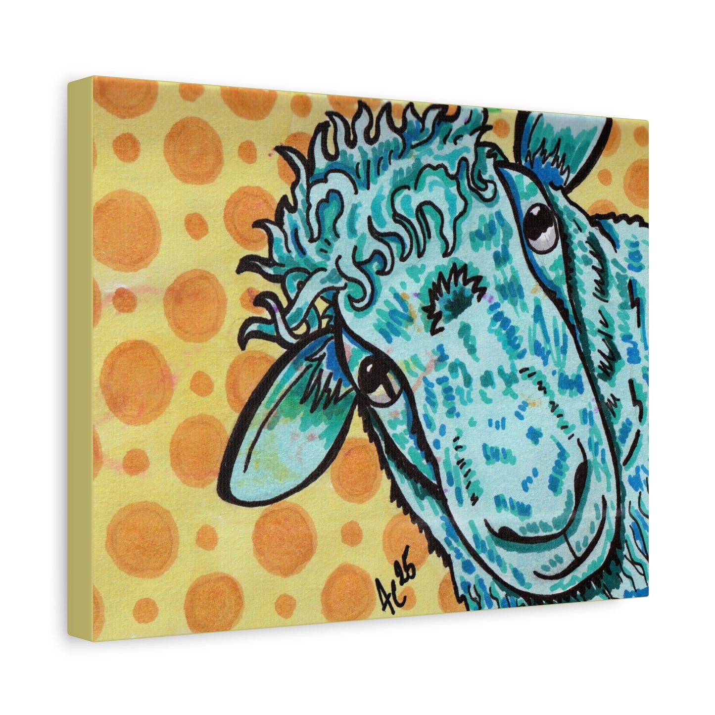 Wooly Wonder - Barnyard Oddities - Canvas Print