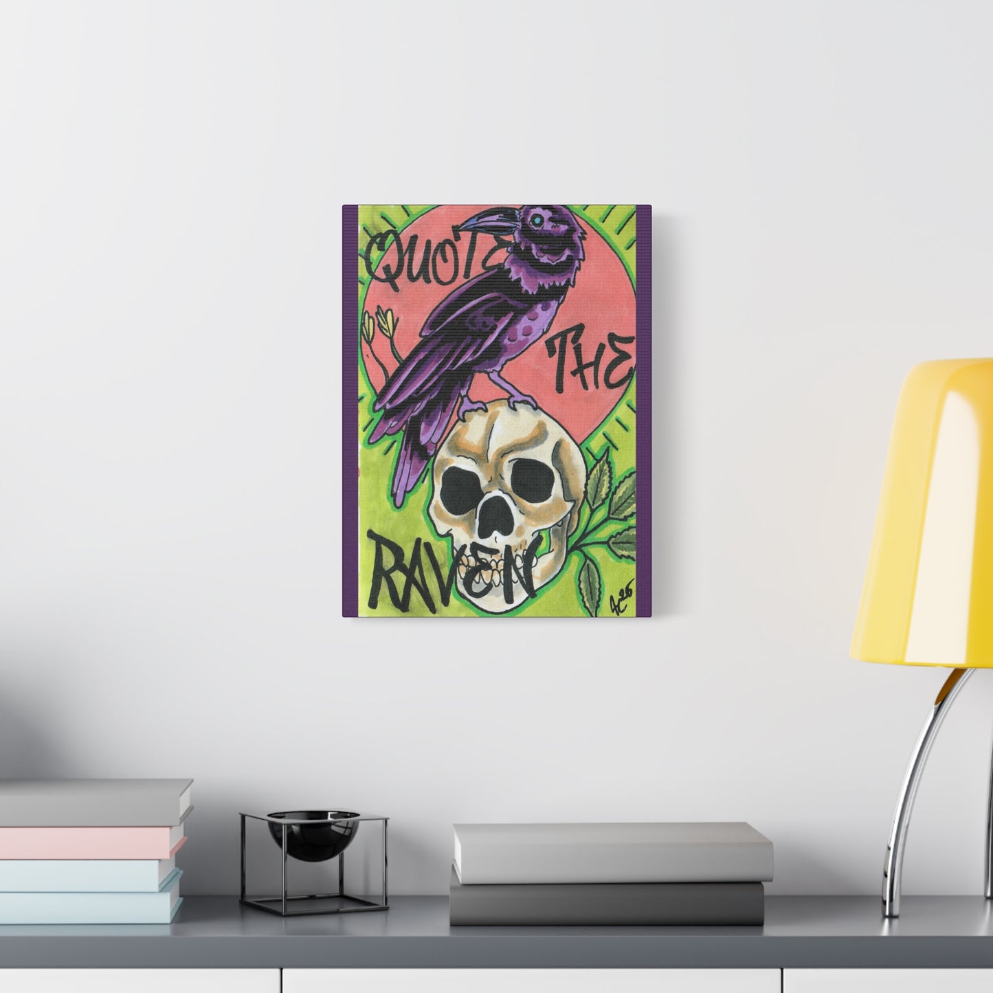 Quote The Raven - Lore & Lament - Canvas Print