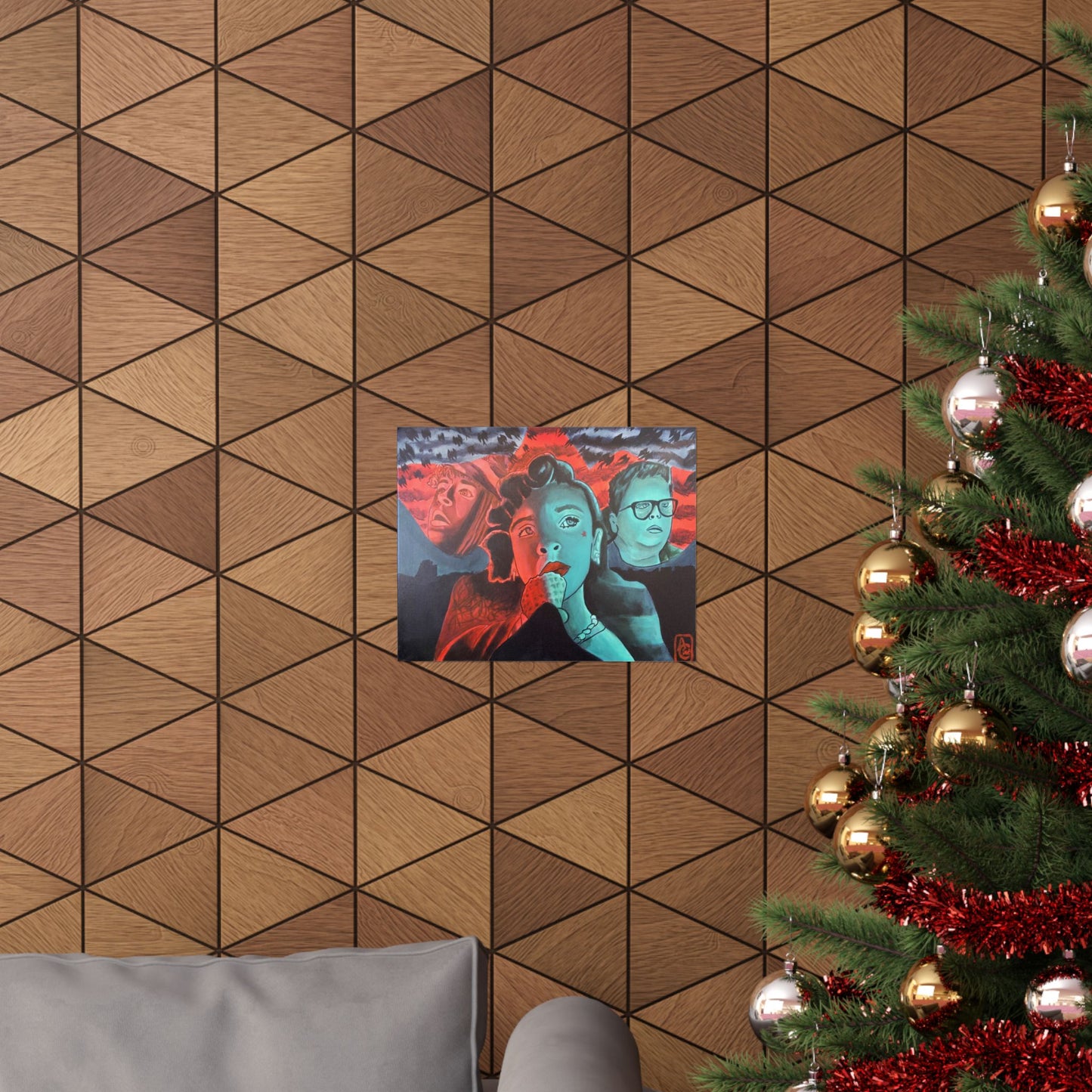 Stranger Things Comic Book Poster — Matte Horizontal Wall Art