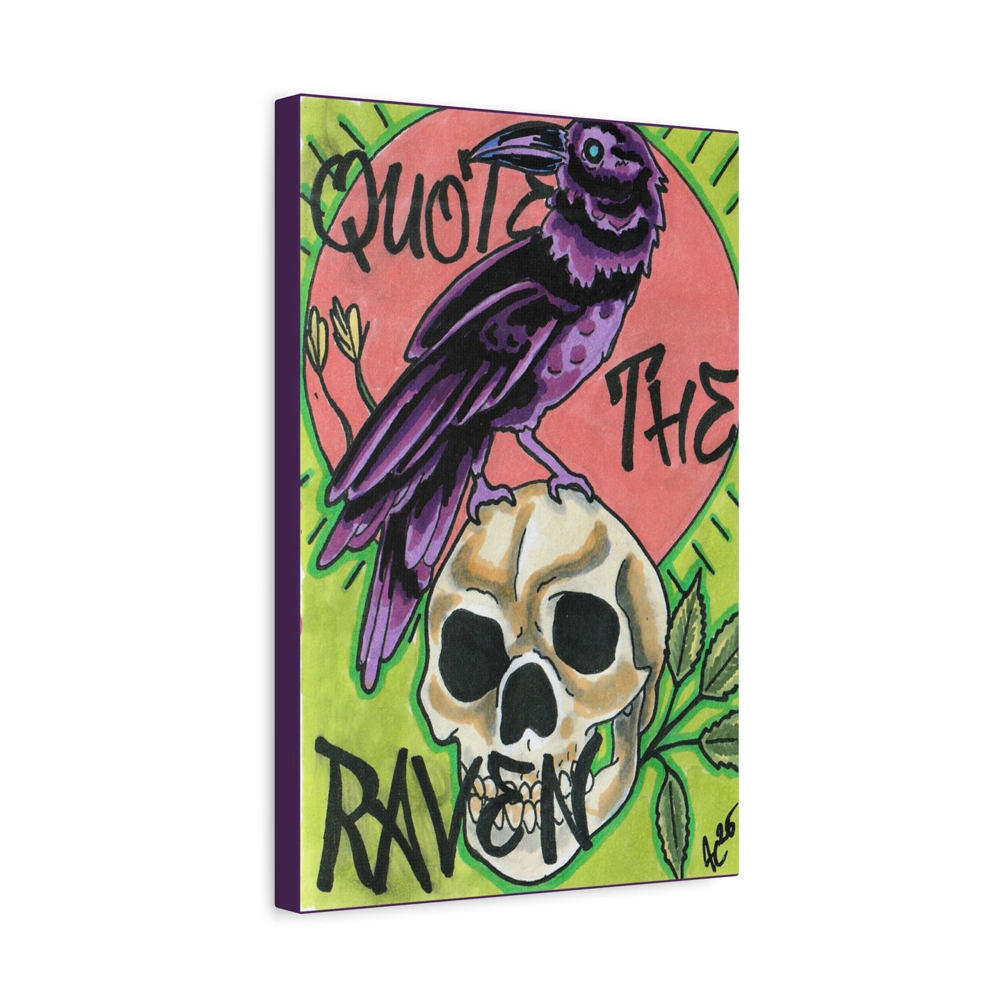 Quote The Raven - Lore & Lament - Canvas Print