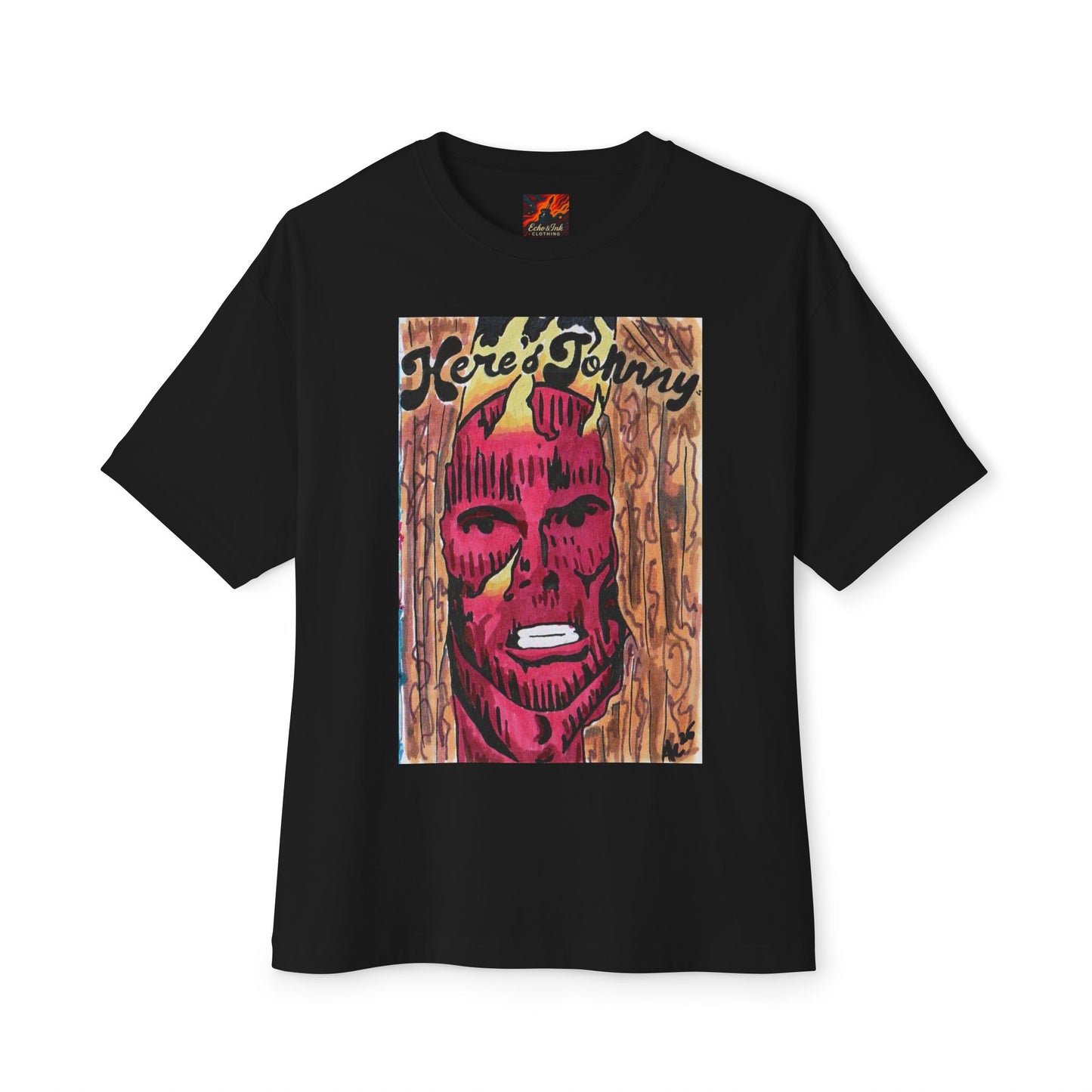 Oversized T-Shirt Comic Book Pop Culture Mashup The Shining