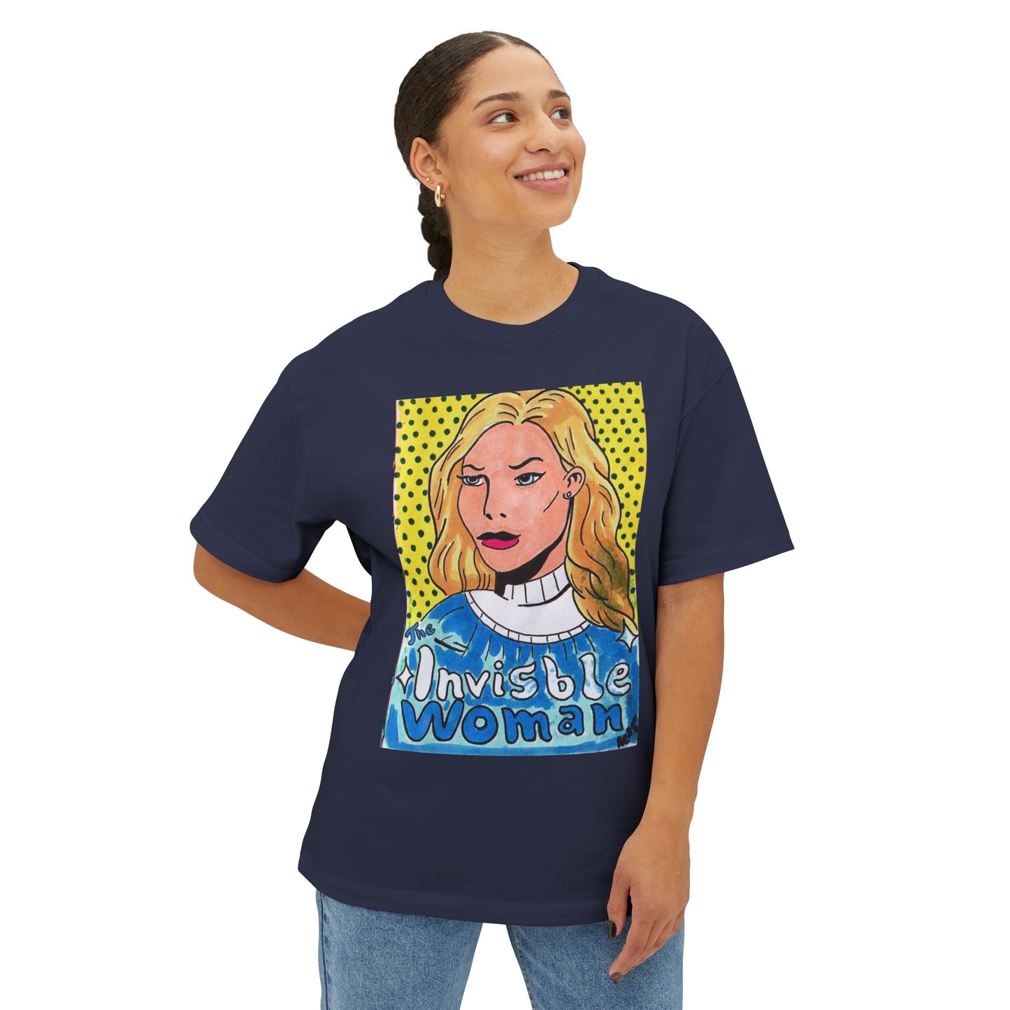 Oversized Tee - Comic Book Pop Art Retro Vibes