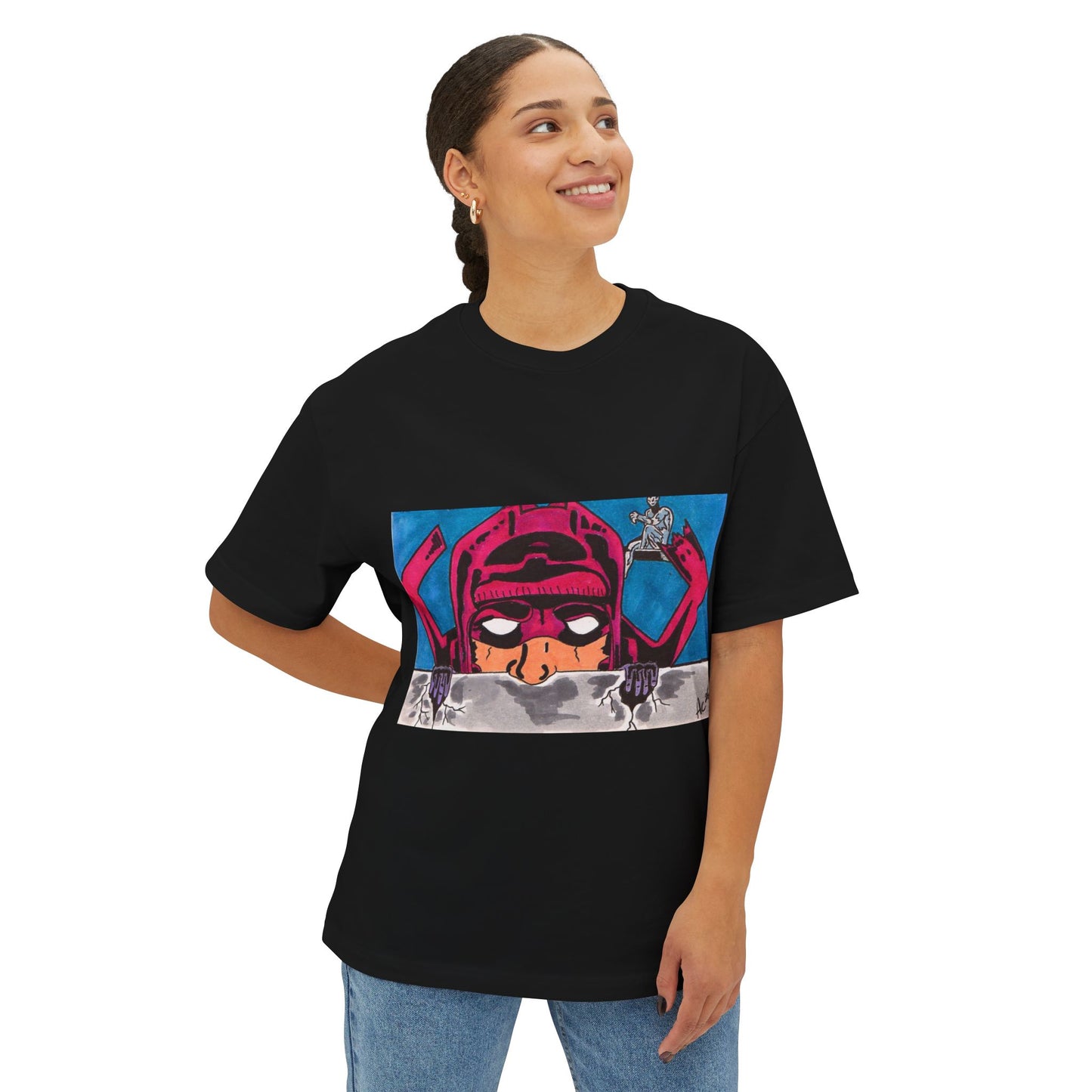 Oversized Tee - Comic Book Art Pop Culture
