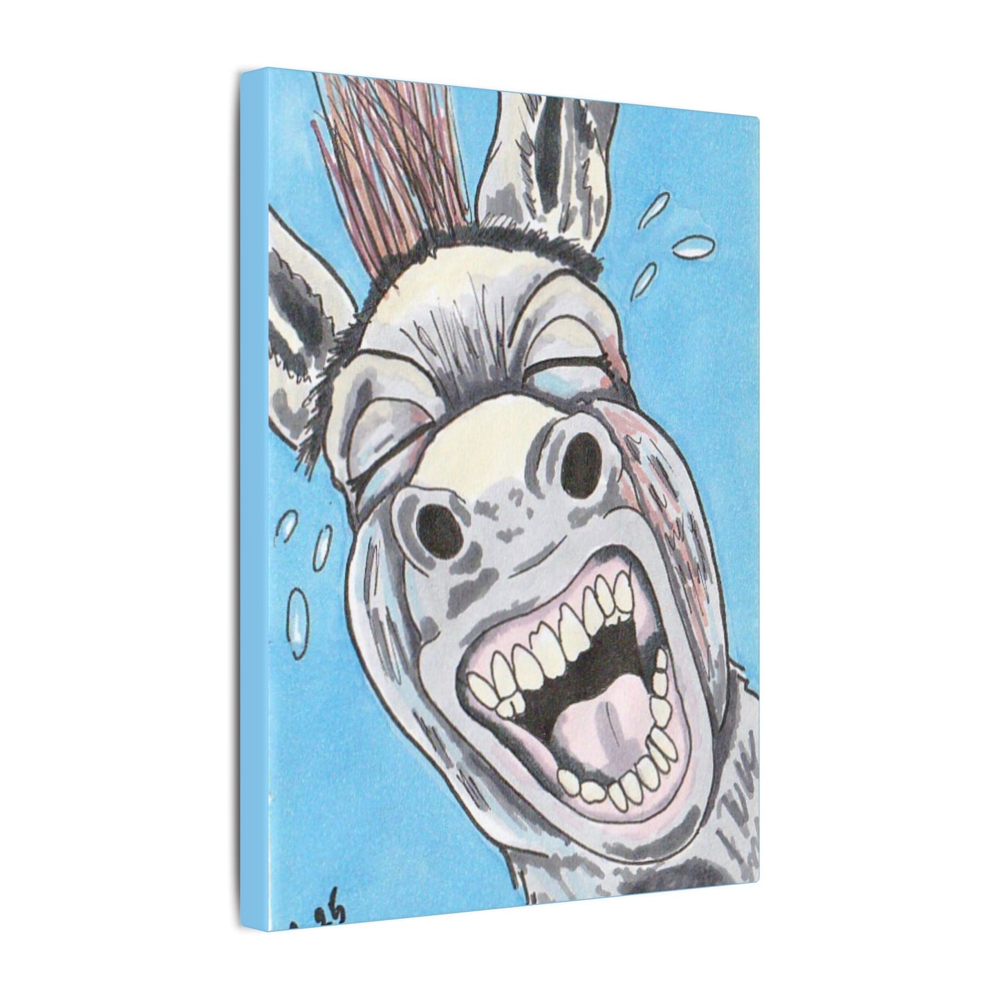 Canvas Print - Bray Day, Pop Surrealism, Farm Animal Art