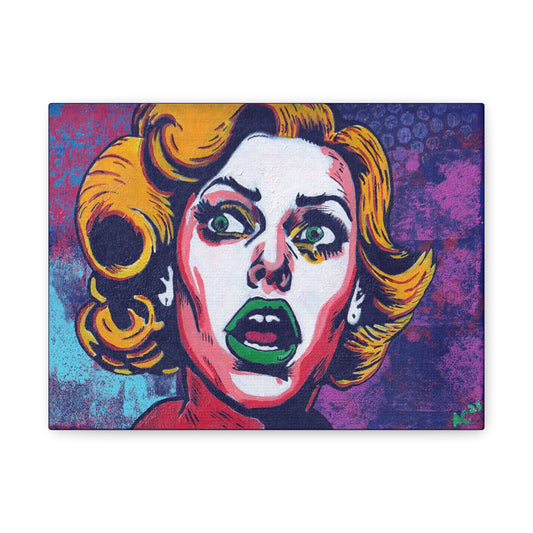 The Moment Before... Canvas Art Print, Pop-Art, Colorful, Vibrant