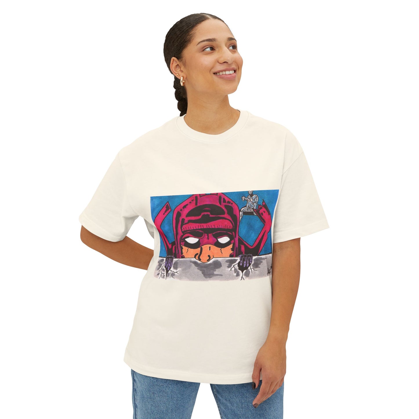 Oversized Tee - Comic Book Art Pop Culture