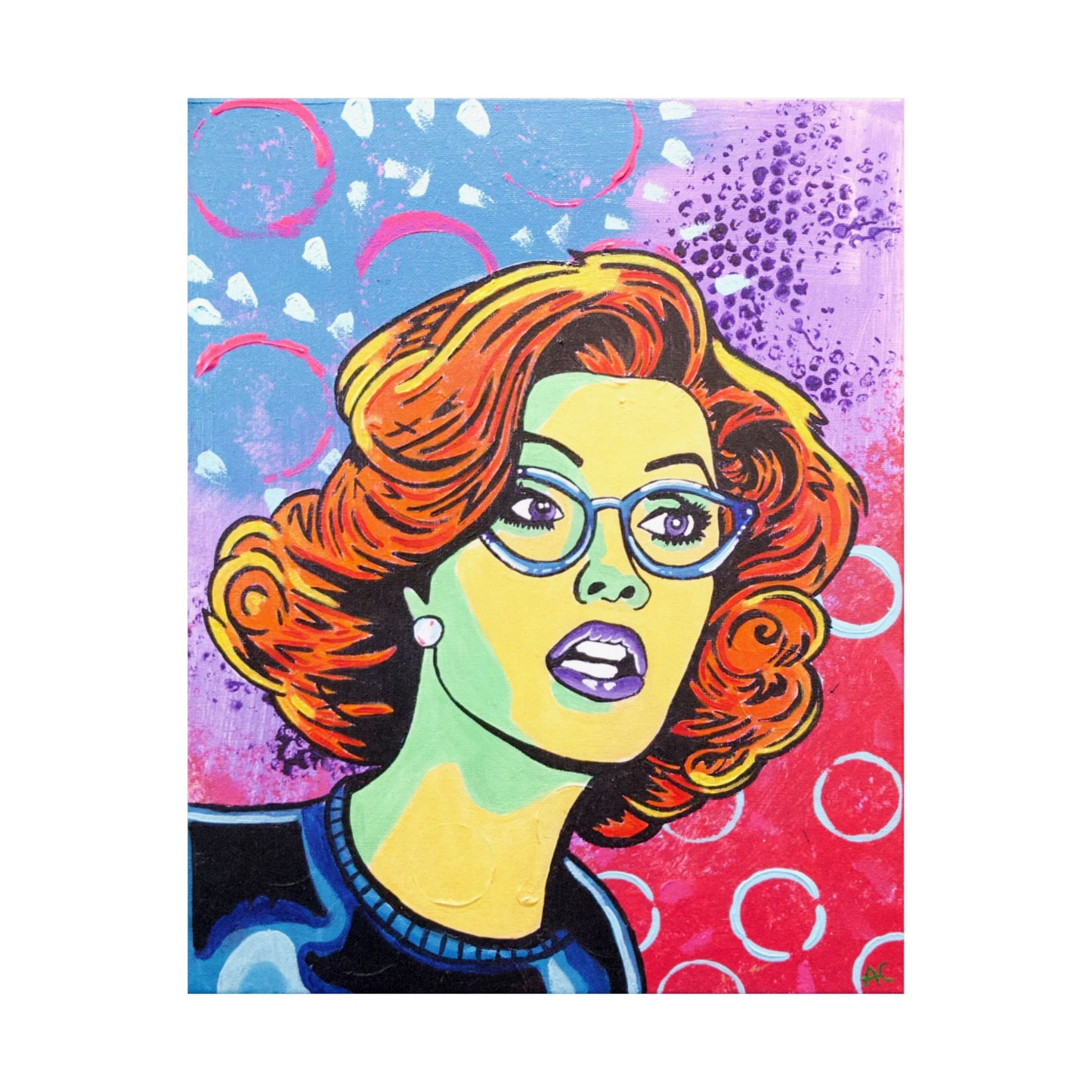 Retro Pop-Art Matte Poster — Vibrant Colorful Wall Art