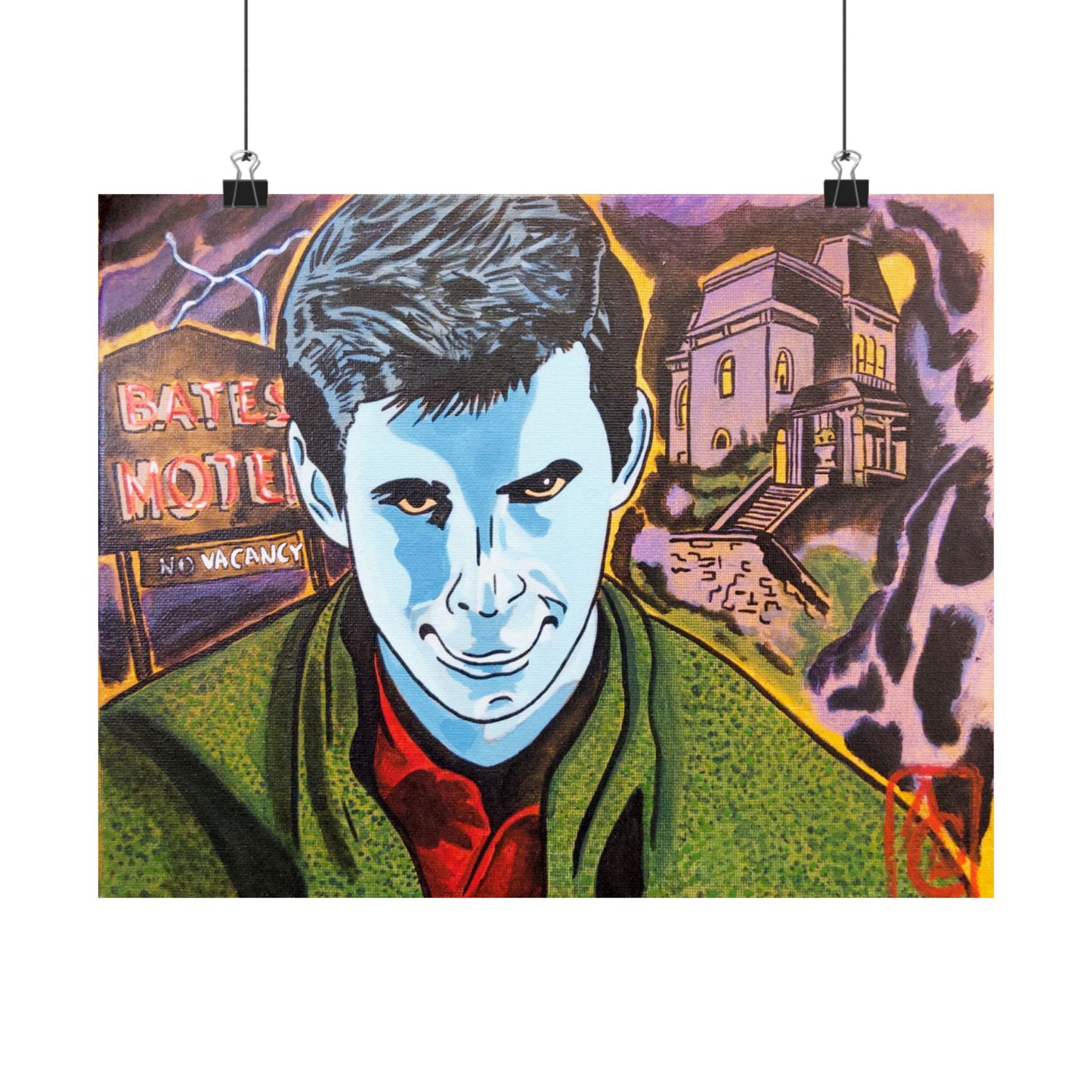 Bates Motel Pop‑Art Comic Matte Poster