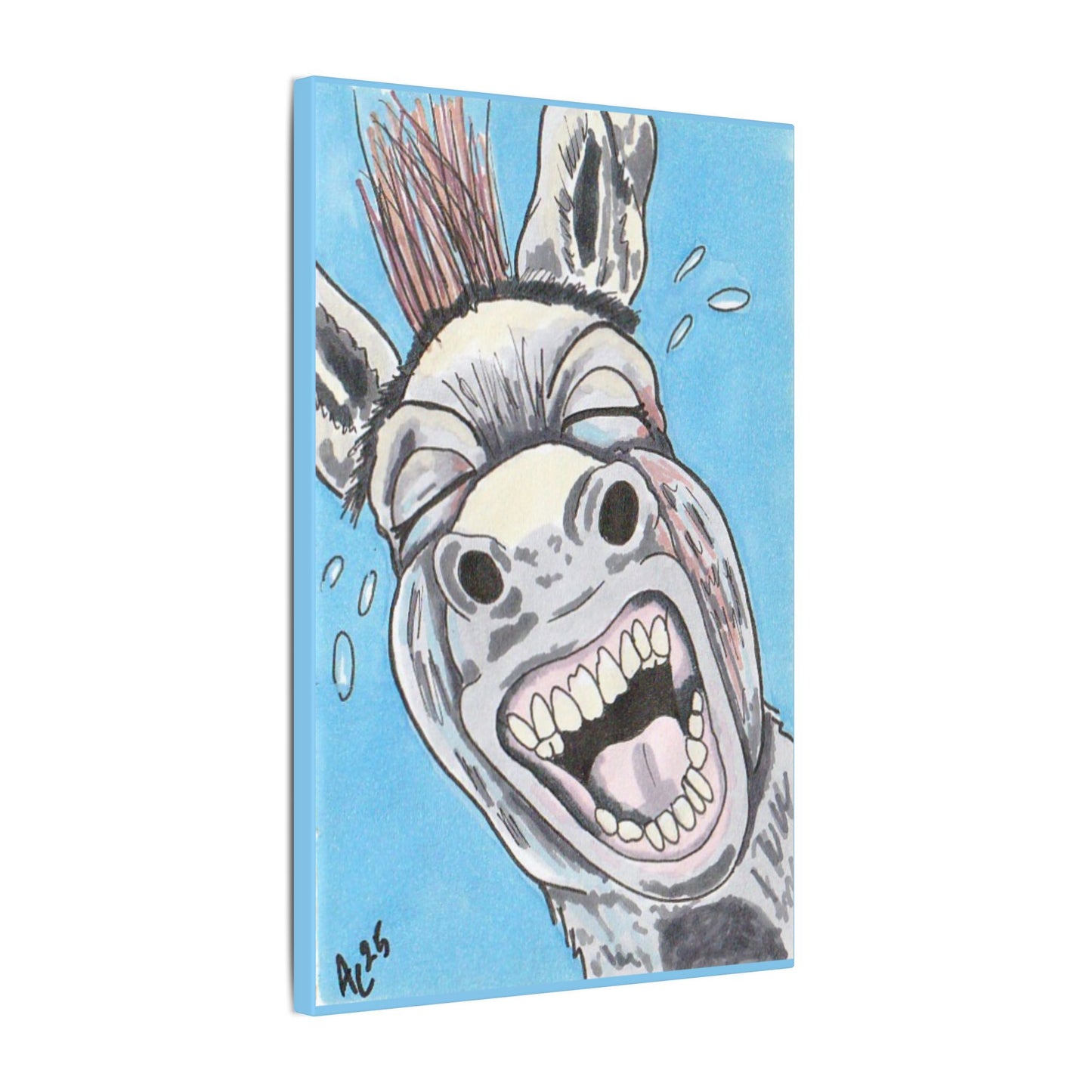 Canvas Print - Bray Day, Pop Surrealism, Farm Animal Art