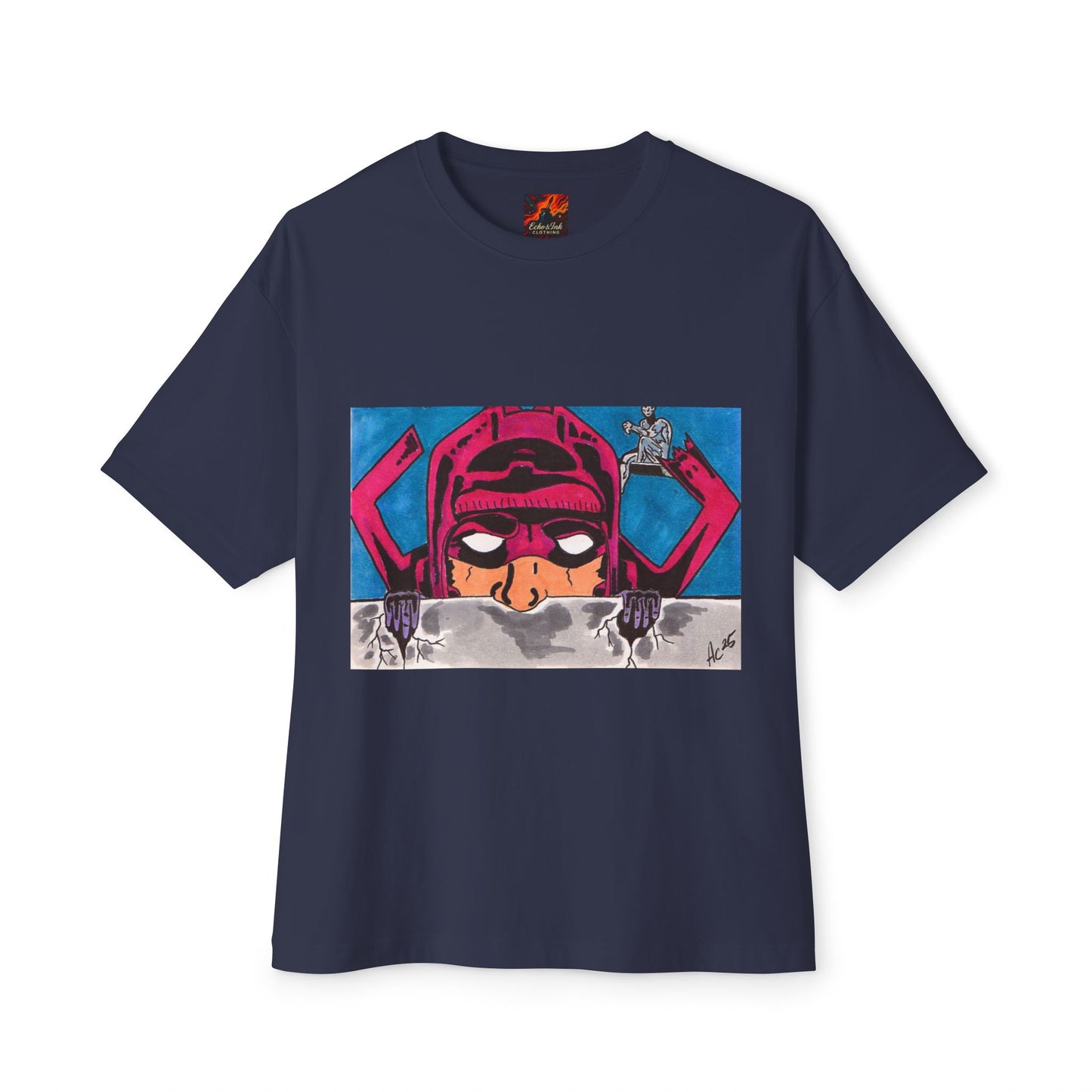 Oversized Tee - Comic Book Art Pop Culture