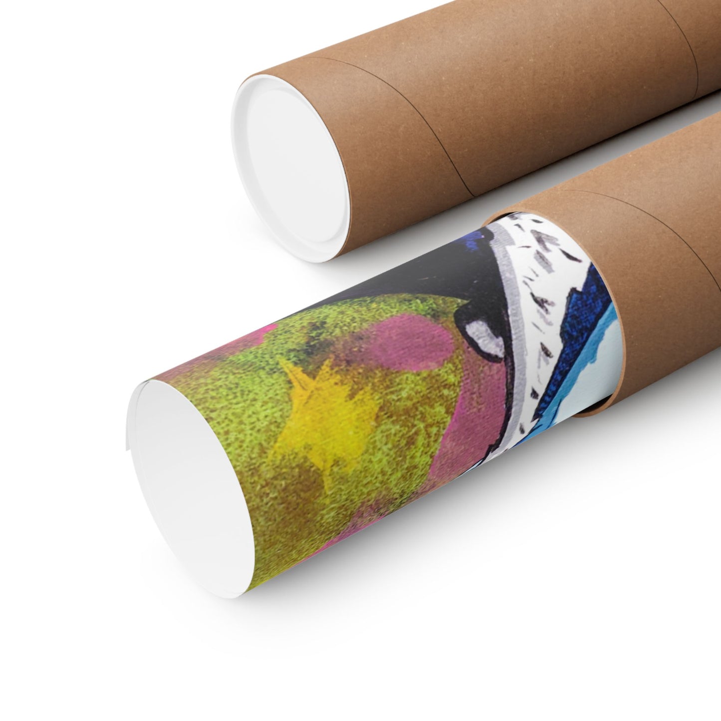 Frankenstein Santa Matte Poster — Retro Pop Holiday Wall Art