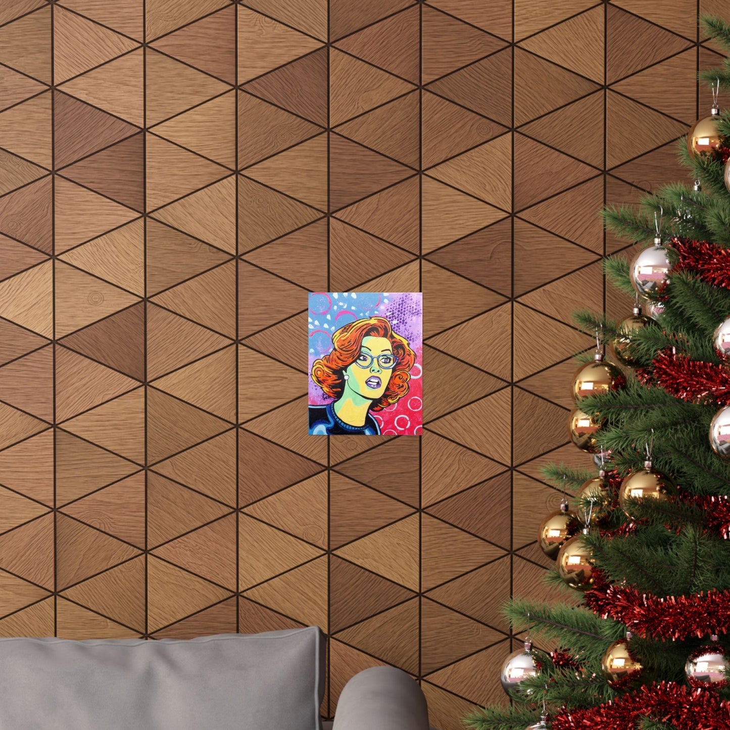 Retro Pop-Art Matte Poster — Vibrant Colorful Wall Art