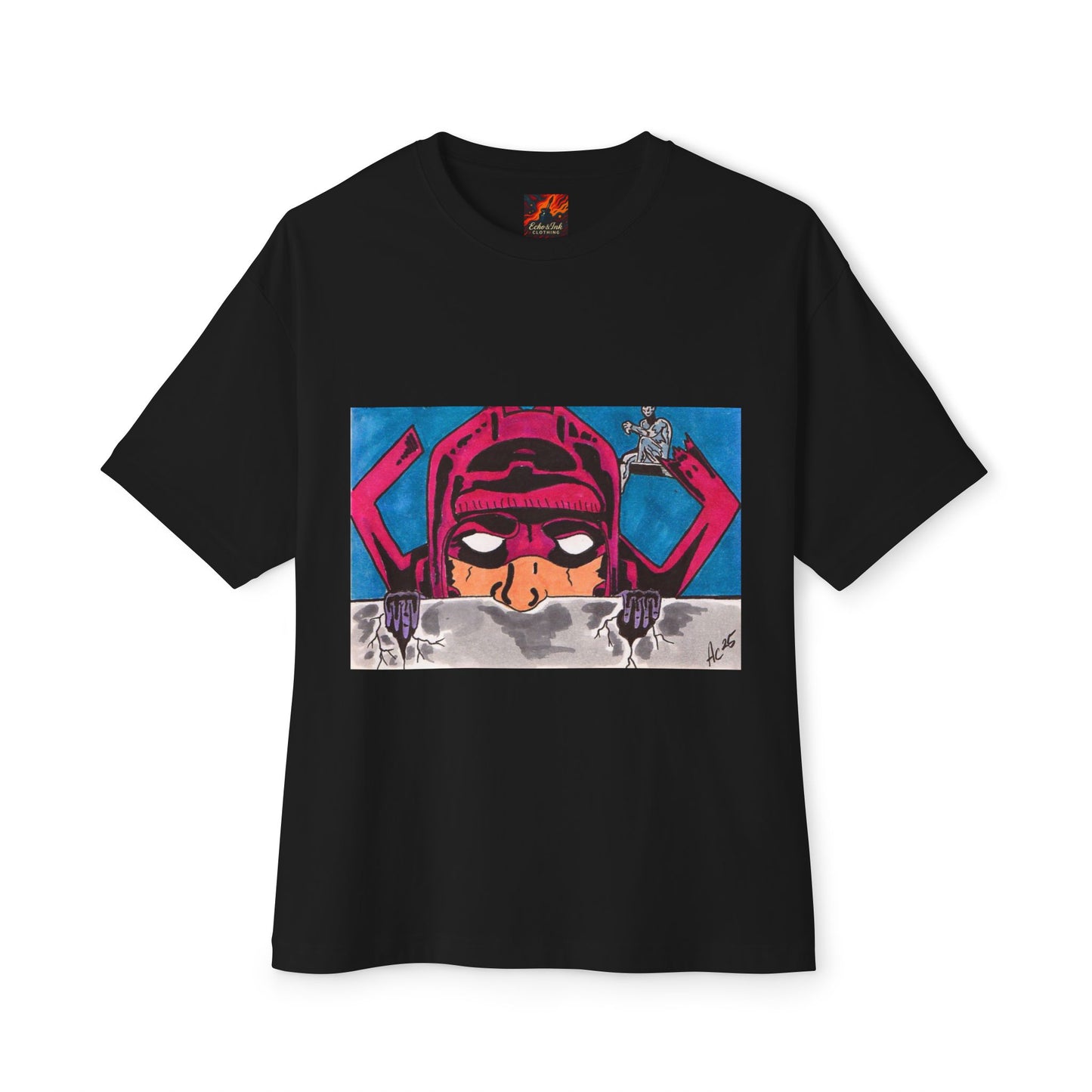 Oversized Tee - Comic Book Art Pop Culture