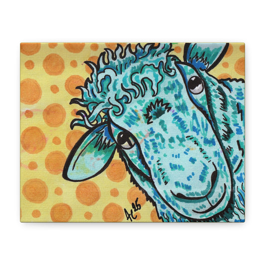 Wooly Wonder - Barnyard Oddities - Canvas Print