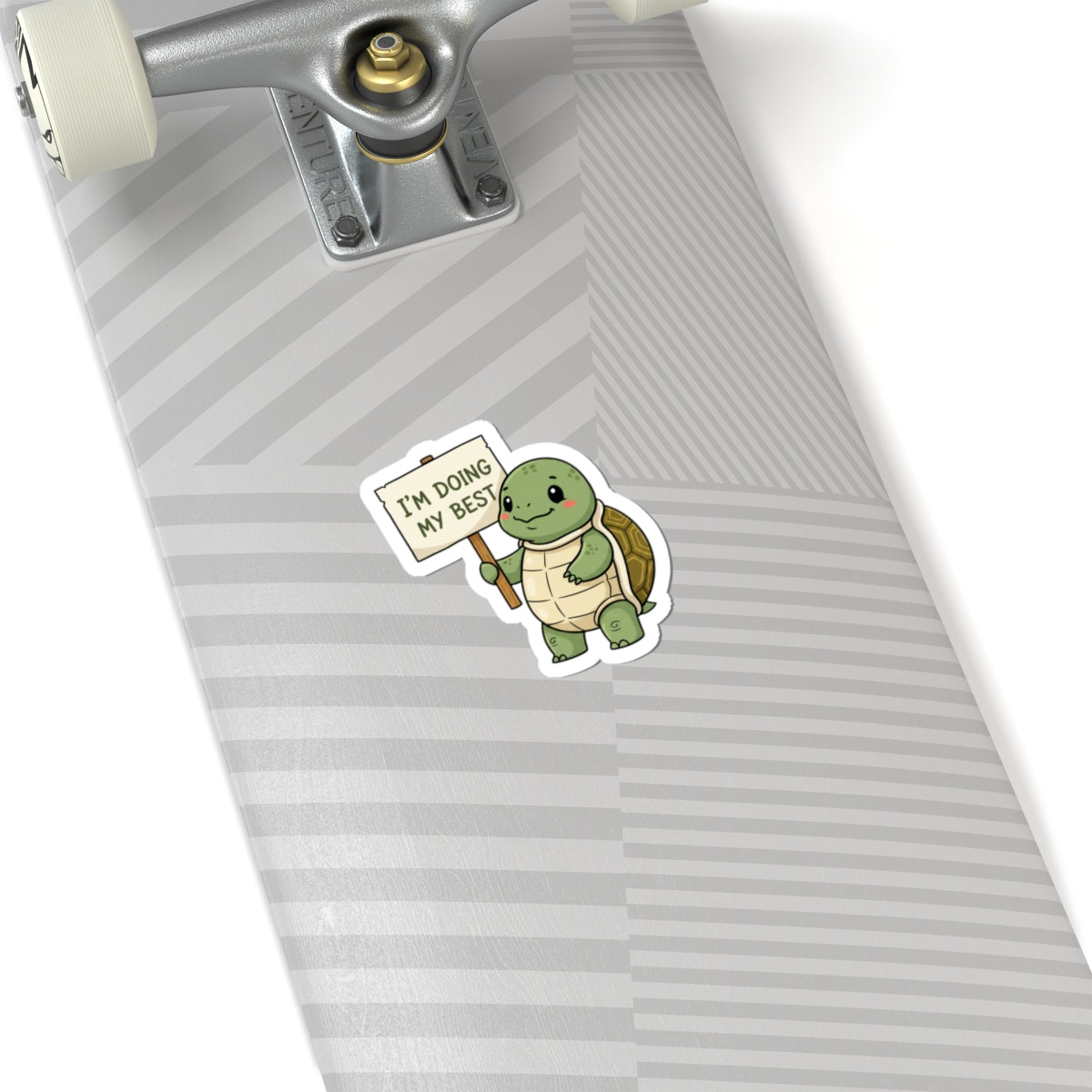 I'm Doing My Best Turtle Sticker | wholesome meme, cute animal pun