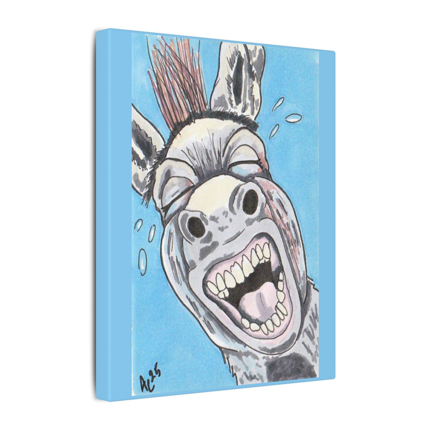 Canvas Print - Bray Day, Pop Surrealism, Farm Animal Art