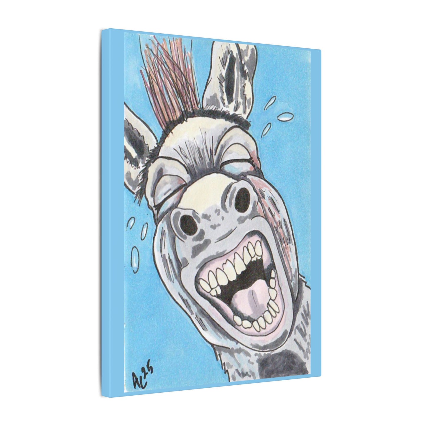 Canvas Print - Bray Day, Pop Surrealism, Farm Animal Art