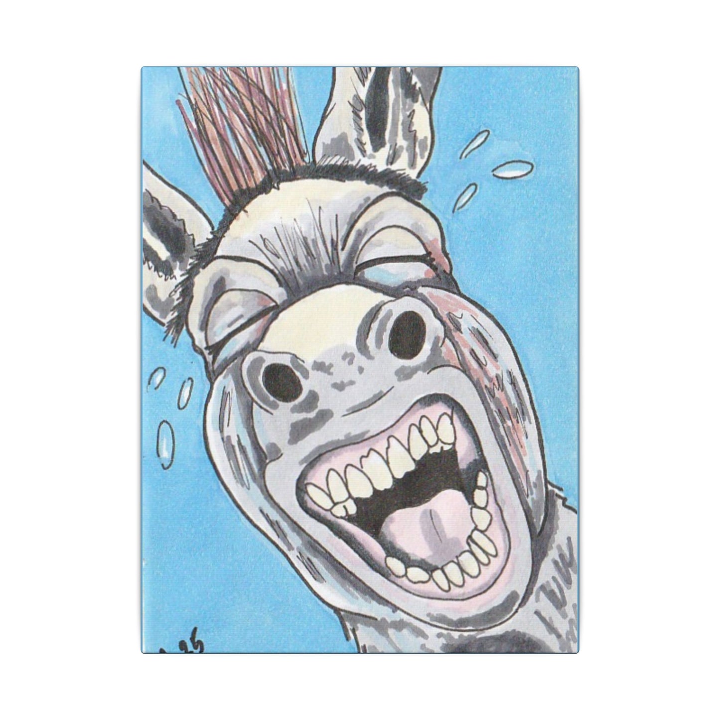 Canvas Print - Bray Day, Pop Surrealism, Farm Animal Art