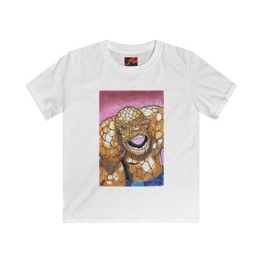 Kids T-Shirt Fantastic Four Ben Grimm Design