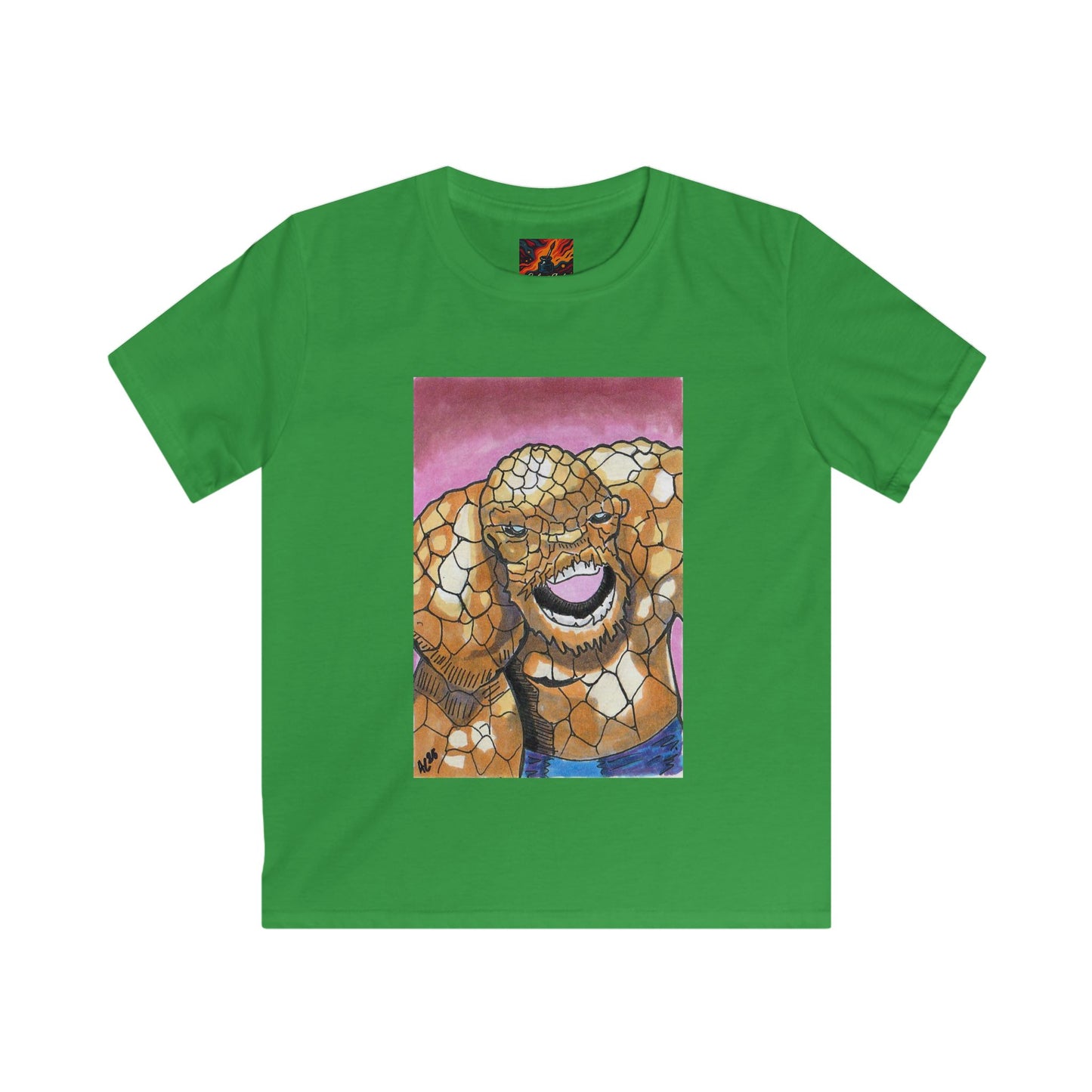 Kids T-Shirt Fantastic Four Ben Grimm Design