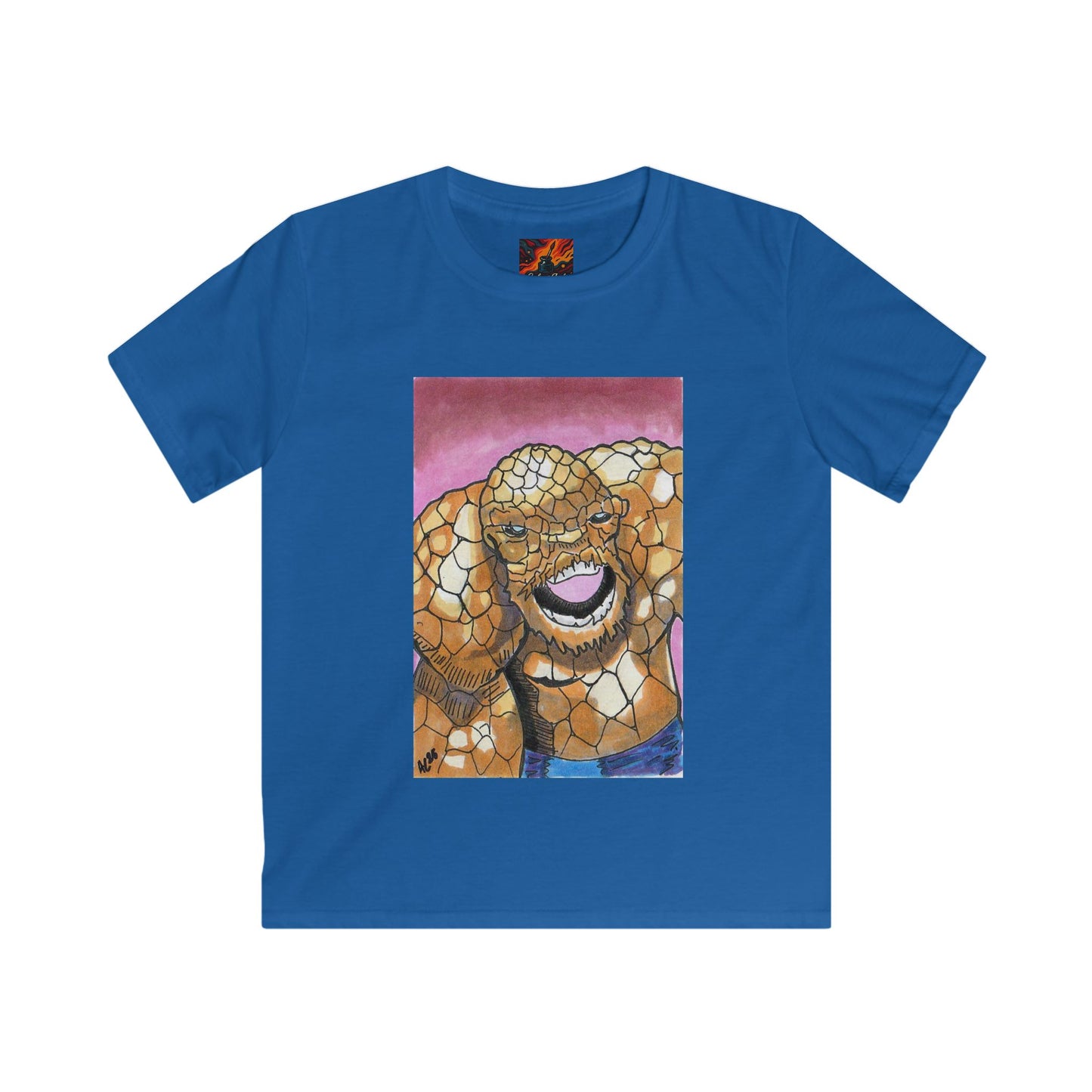 Kids T-Shirt Fantastic Four Ben Grimm Design