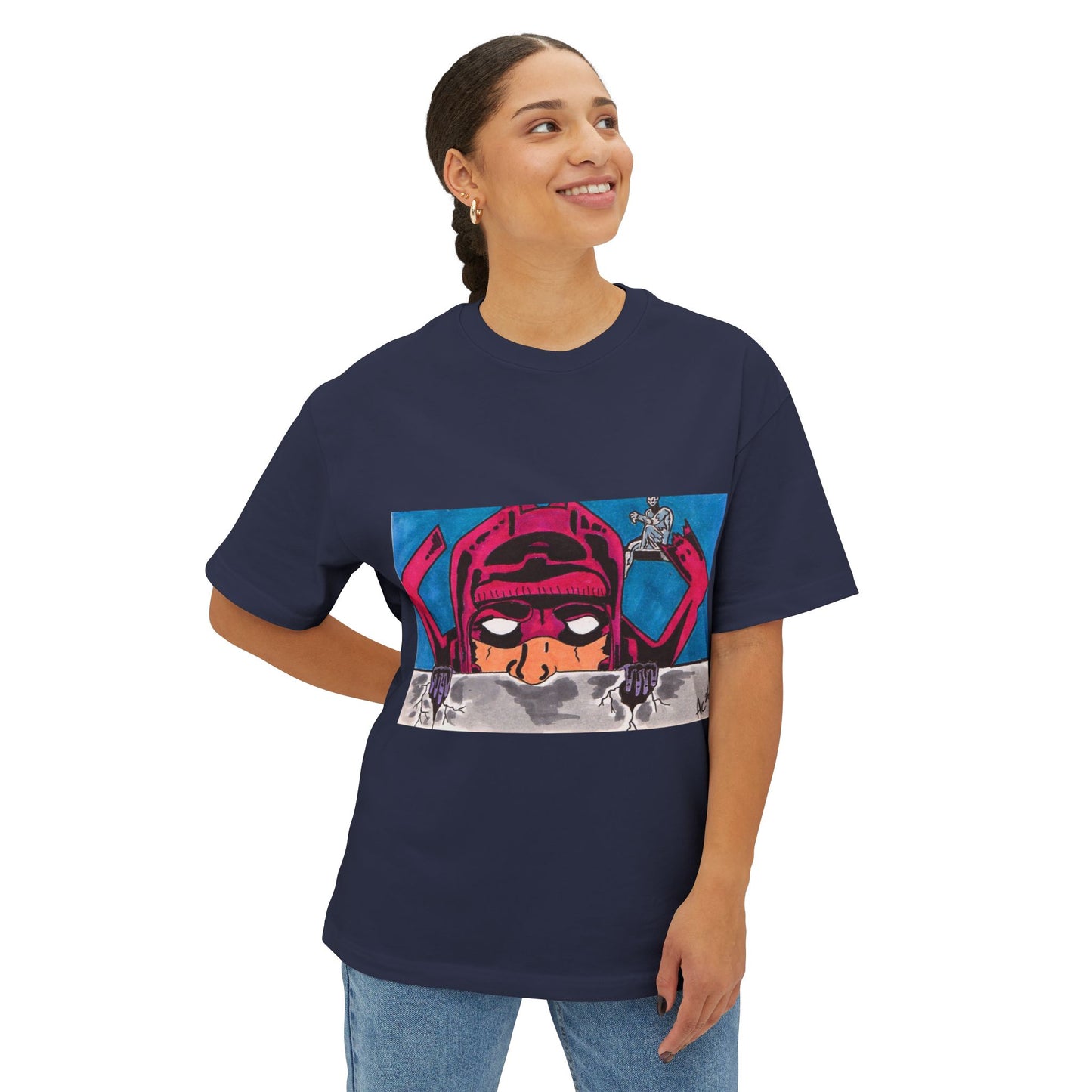 Oversized Tee - Comic Book Art Pop Culture