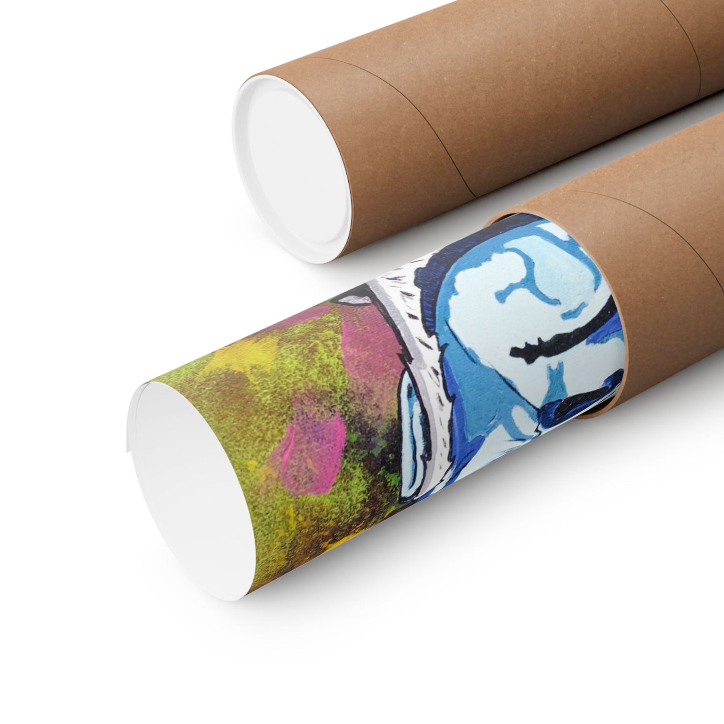 Frankenstein Santa Matte Poster — Retro Pop Holiday Wall Art