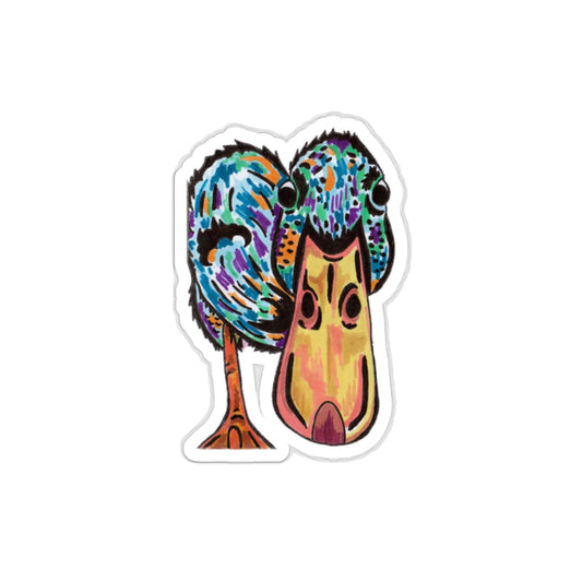 Duck Stickers - Bright Pop-Art Design for Water Bottles, Laptops, and Sketchbooks