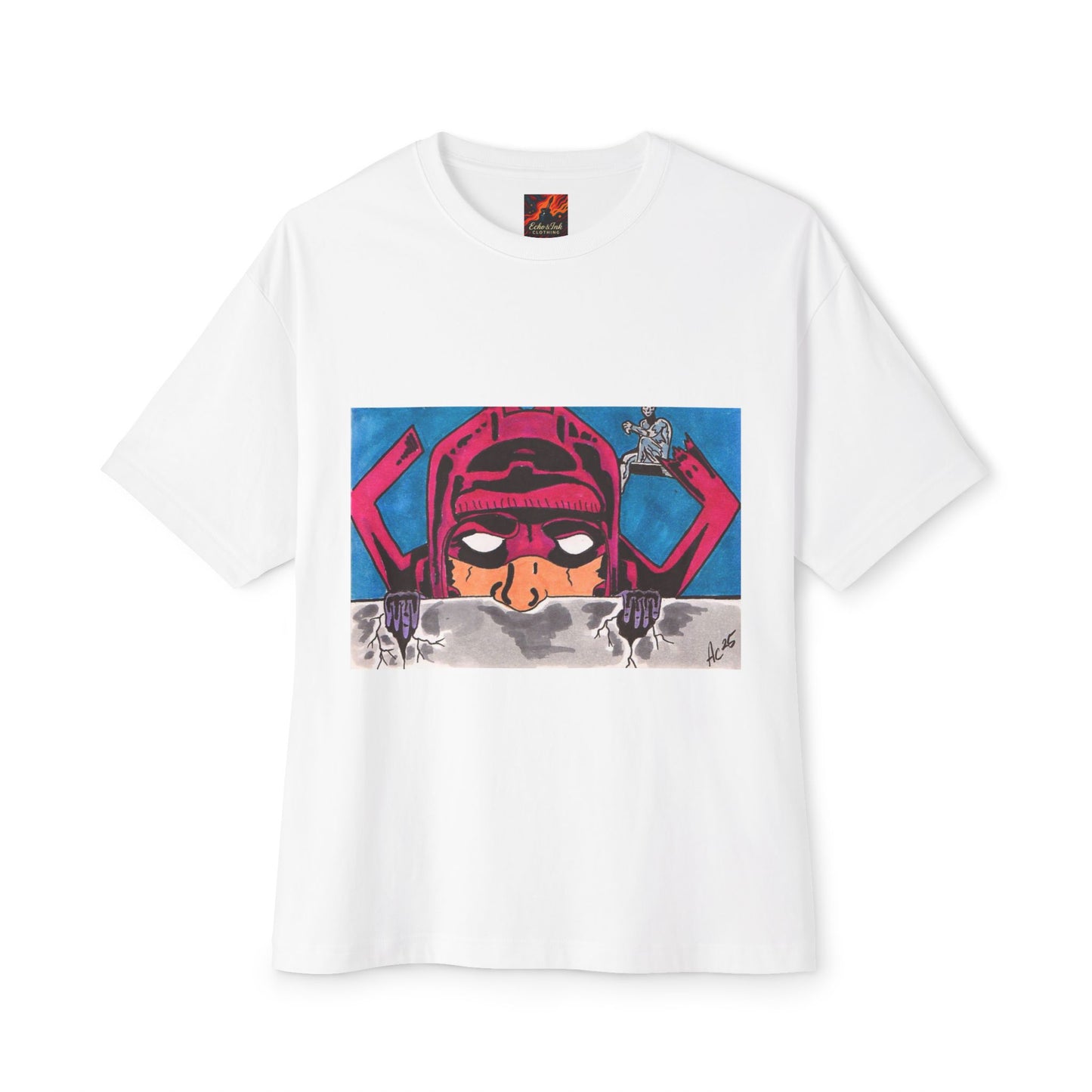 Oversized Tee - Comic Book Art Pop Culture