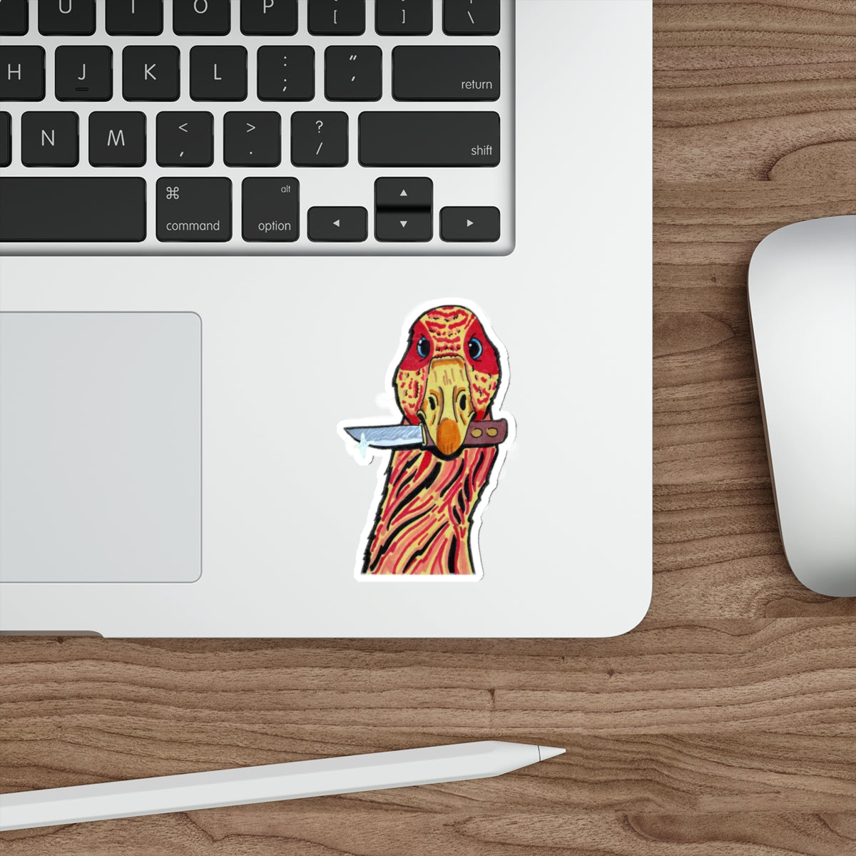 Die-Cut Stickers - Killer Goose Pop-Art Surreal Colorful Bright Funny