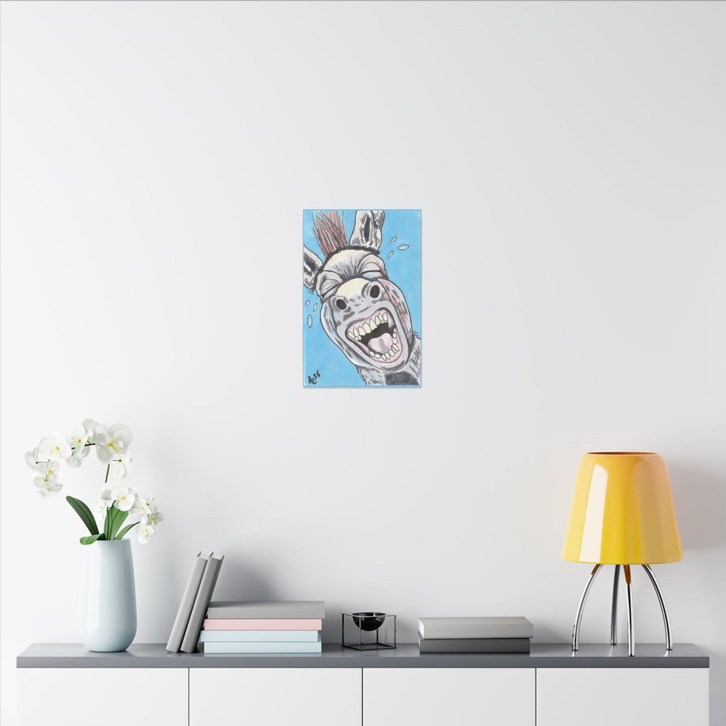 Canvas Print - Bray Day, Pop Surrealism, Farm Animal Art