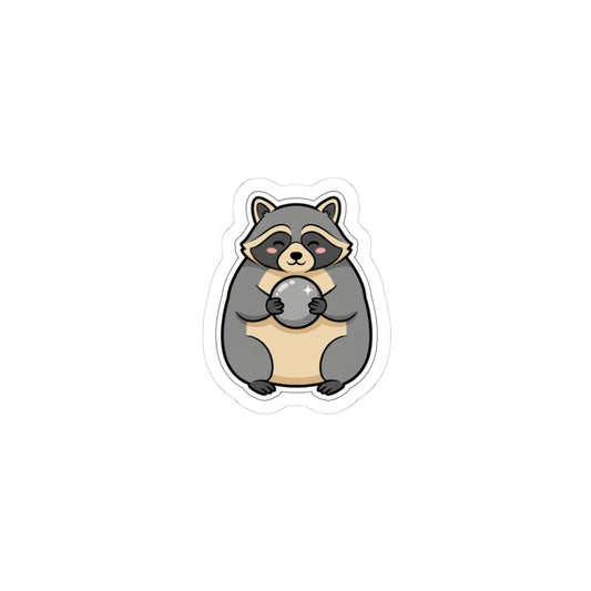 silly goose-style raccoon sticker | wholesome meme, cute animal pun