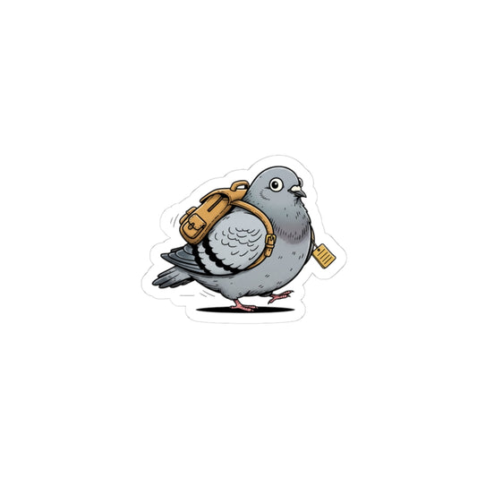 Silly Goose Pigeon Sticker, silly goose meme, wholesome meme vinyl kiss-cut