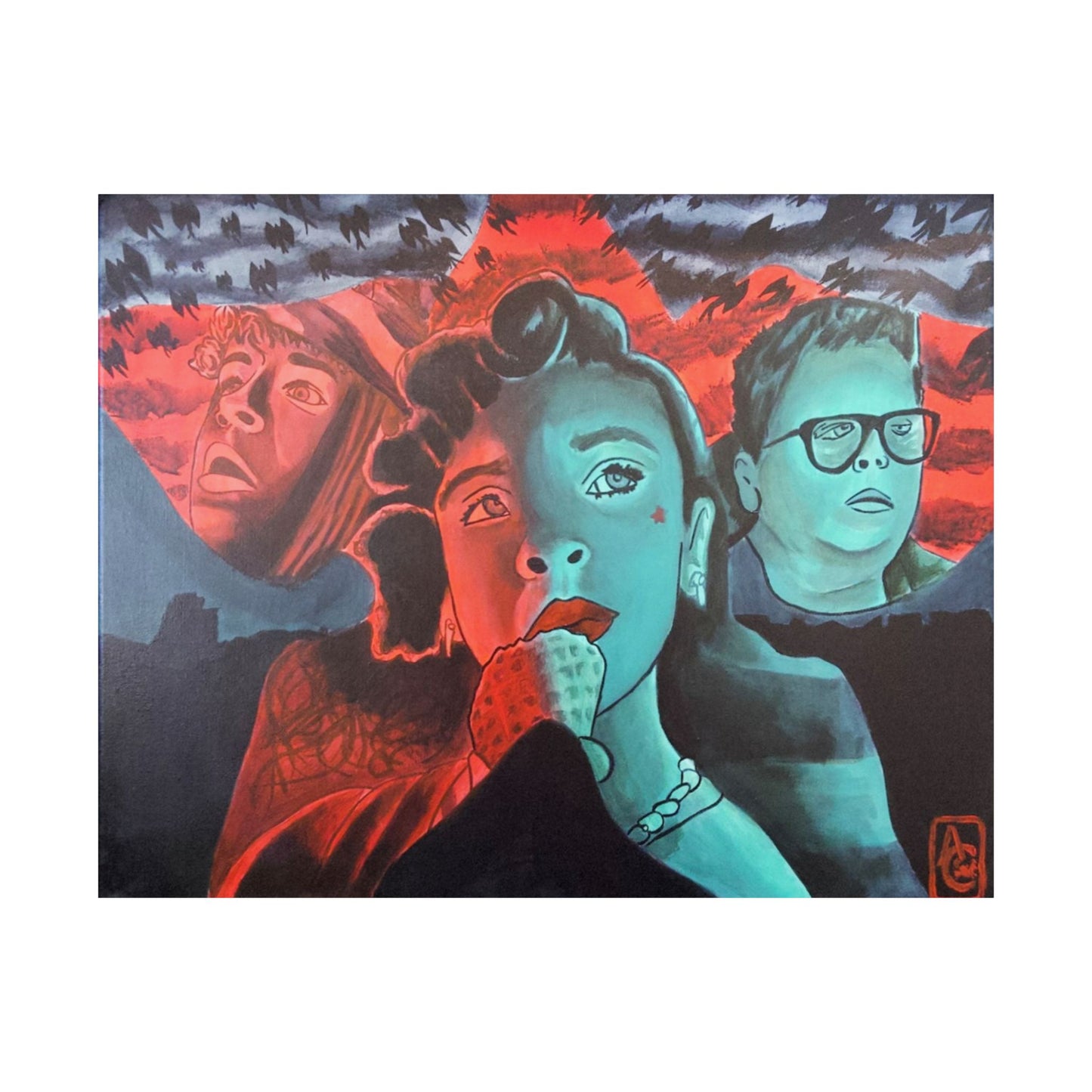 Stranger Things Comic Book Poster — Matte Horizontal Wall Art