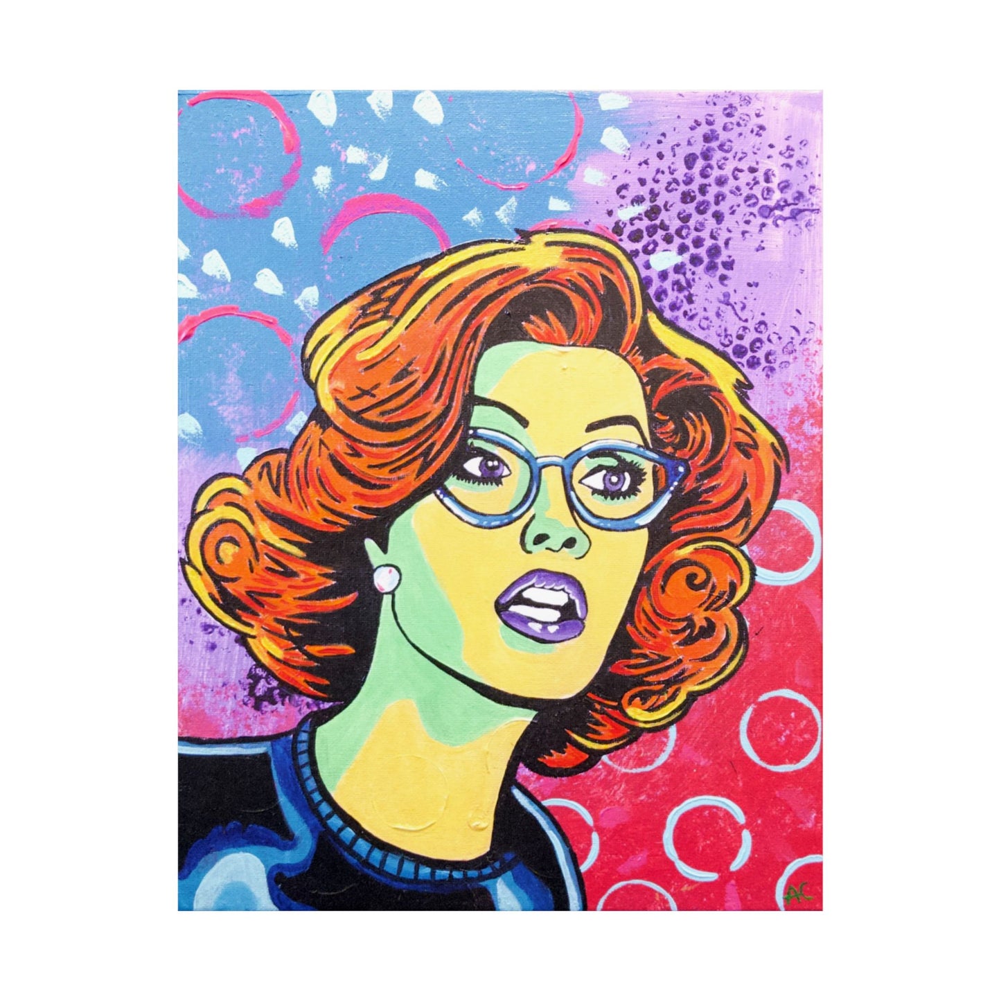 Retro Pop-Art Matte Poster — Vibrant Colorful Wall Art