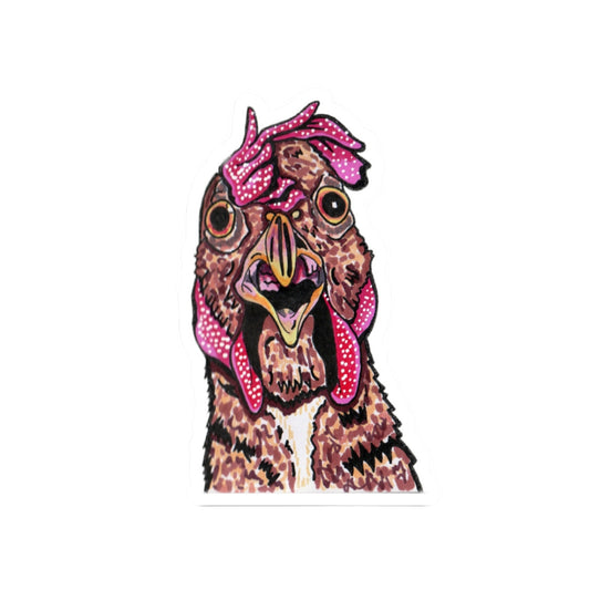 Sticker Set - Funny Chicken Pop-Art Collection