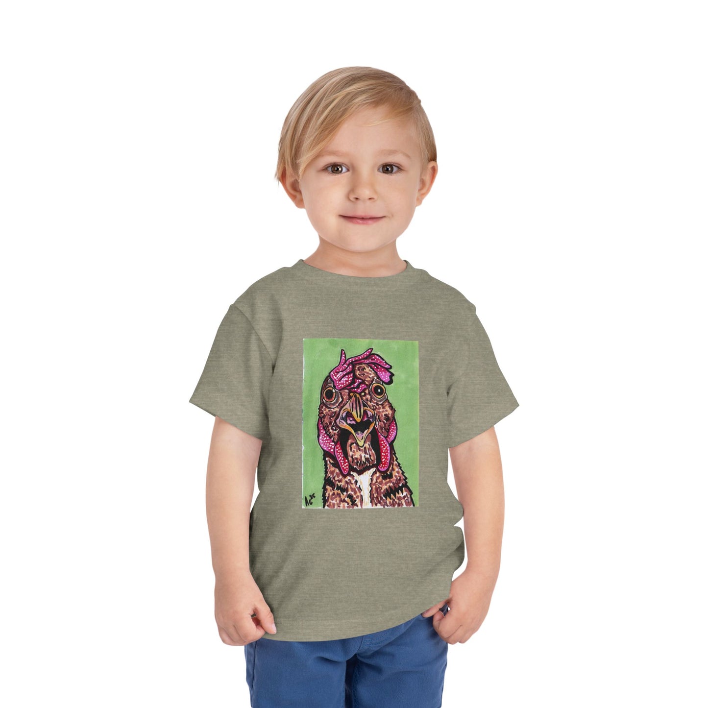 Toddler Tee: Hen-tastic Quirky Kids Funny T-shirt
