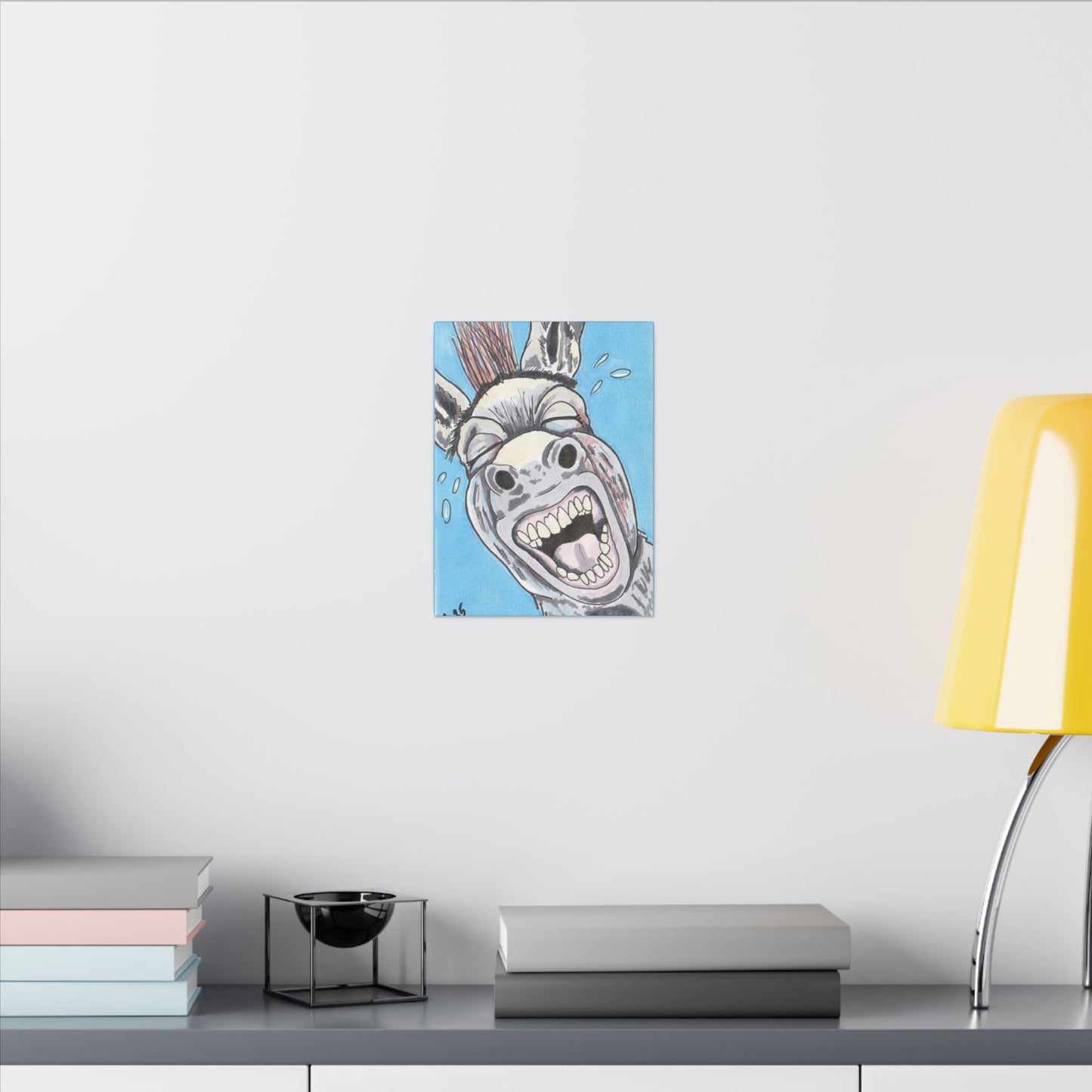Canvas Print - Bray Day, Pop Surrealism, Farm Animal Art
