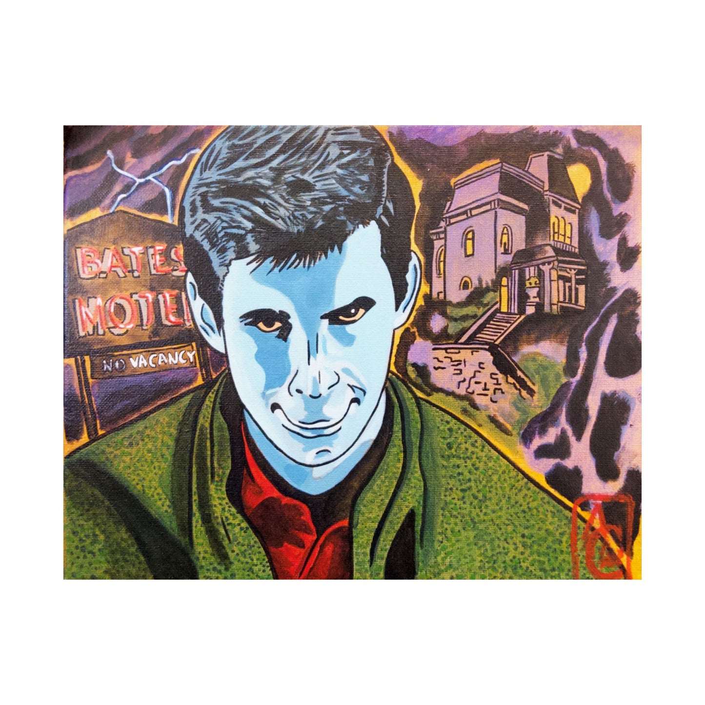 Bates Motel Pop‑Art Comic Matte Poster