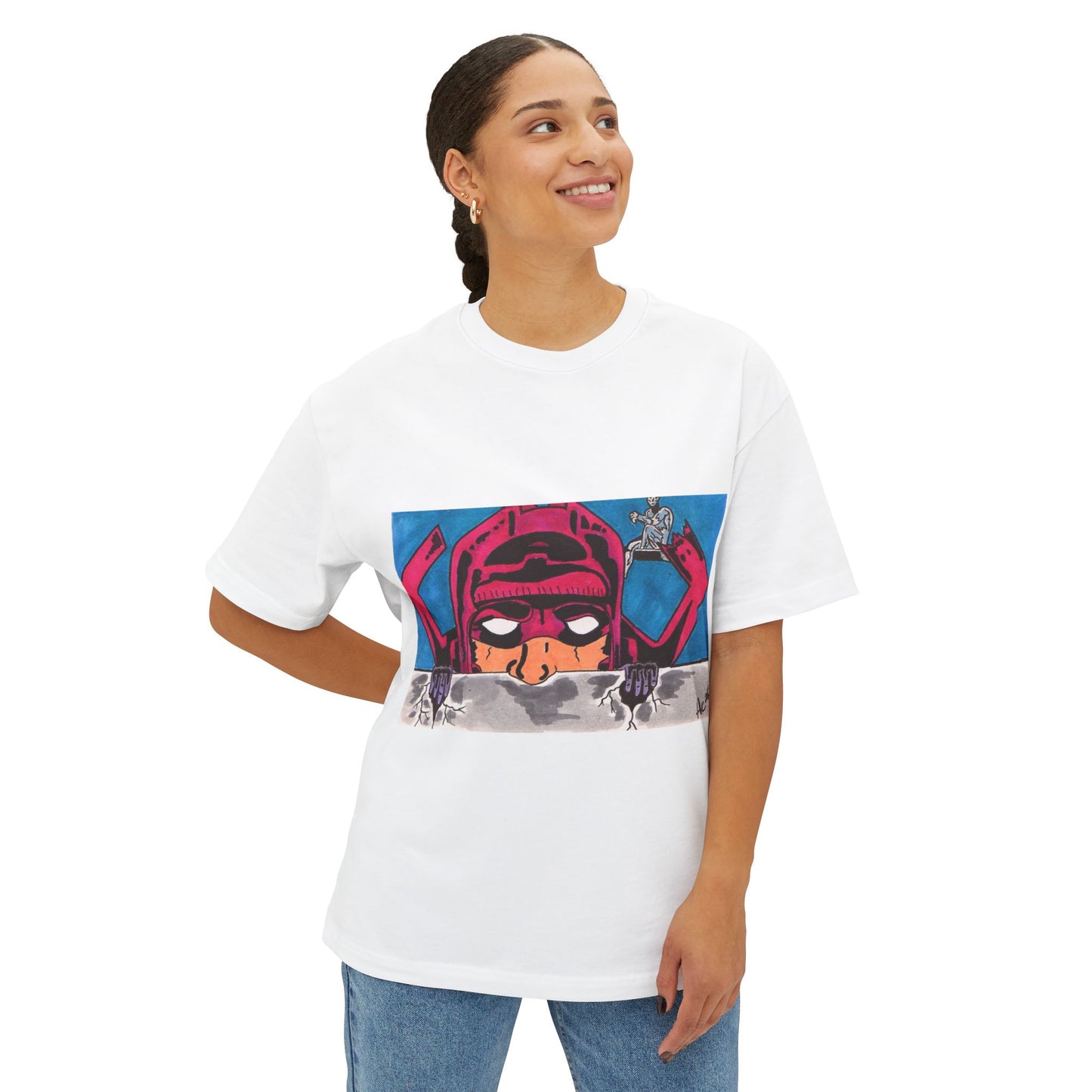 Oversized Tee - Comic Book Art Pop Culture