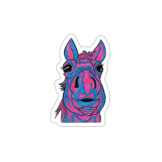 Colorful Horse Die-Cut Stickers, Fun Laptop Decor, Unique Gifts, Animal Lovers, Kids Room Decor, Stickers for All Occasions