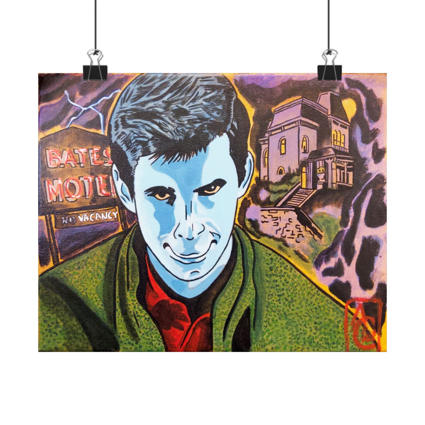 Bates Motel Pop‑Art Comic Matte Poster