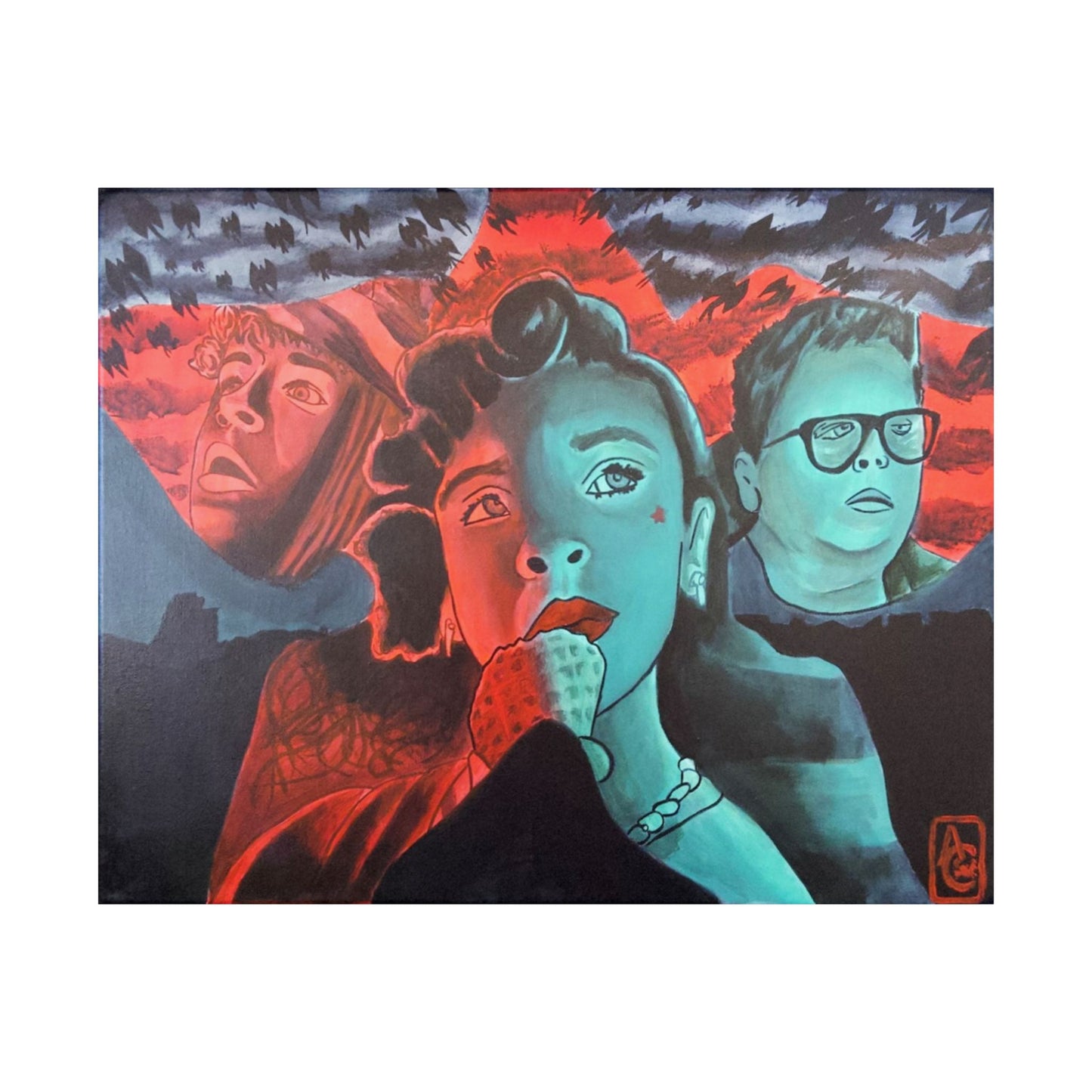 Stranger Things Comic Book Poster — Matte Horizontal Wall Art