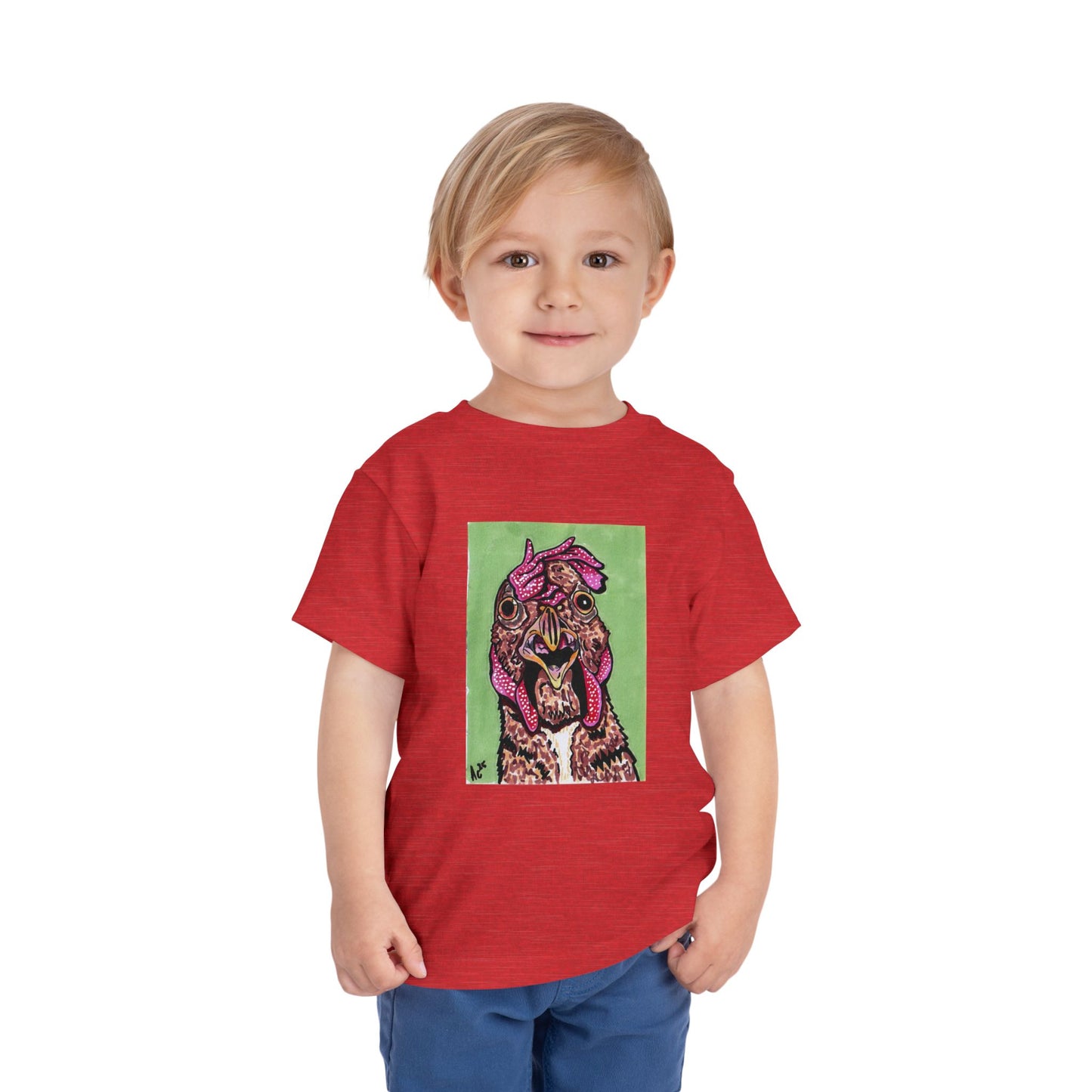 Toddler Tee: Hen-tastic Quirky Kids Funny T-shirt