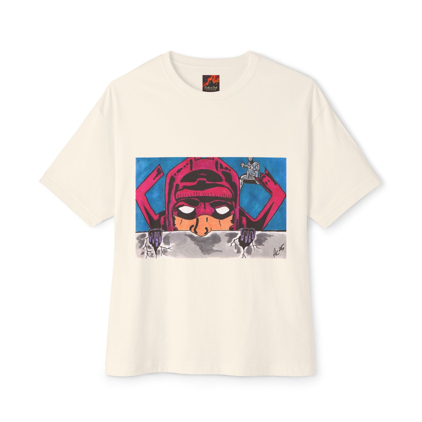 Oversized Tee - Comic Book Art Pop Culture